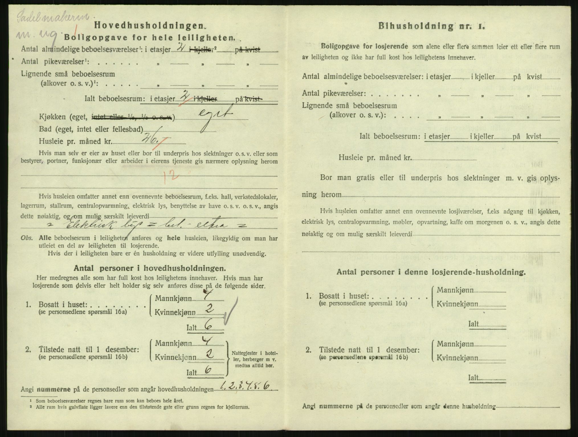 SAH, Folketelling 1920 for 0502 Gjøvik kjøpstad, 1920, s. 1175