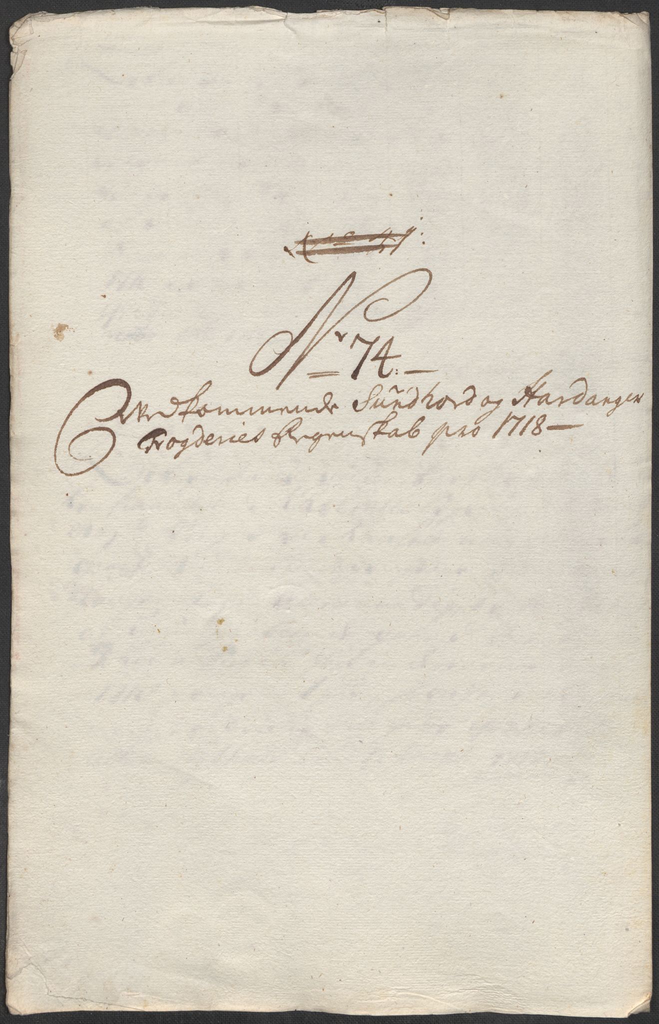 Rentekammeret inntil 1814, Reviderte regnskaper, Fogderegnskap, RA/EA-4092/R48/L2996: Fogderegnskap Sunnhordland og Hardanger, 1718, s. 130