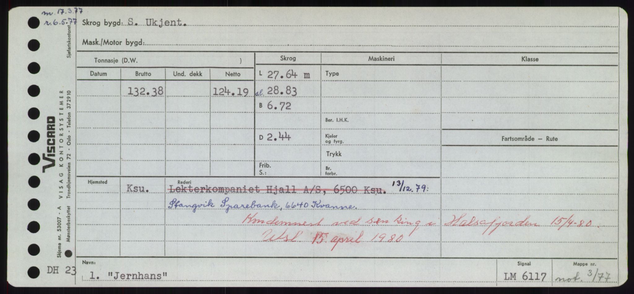 Sjøfartsdirektoratet med forløpere, Skipsmålingen, AV/RA-S-1627/H/Hd/L0019: Fartøy, J, s. 355