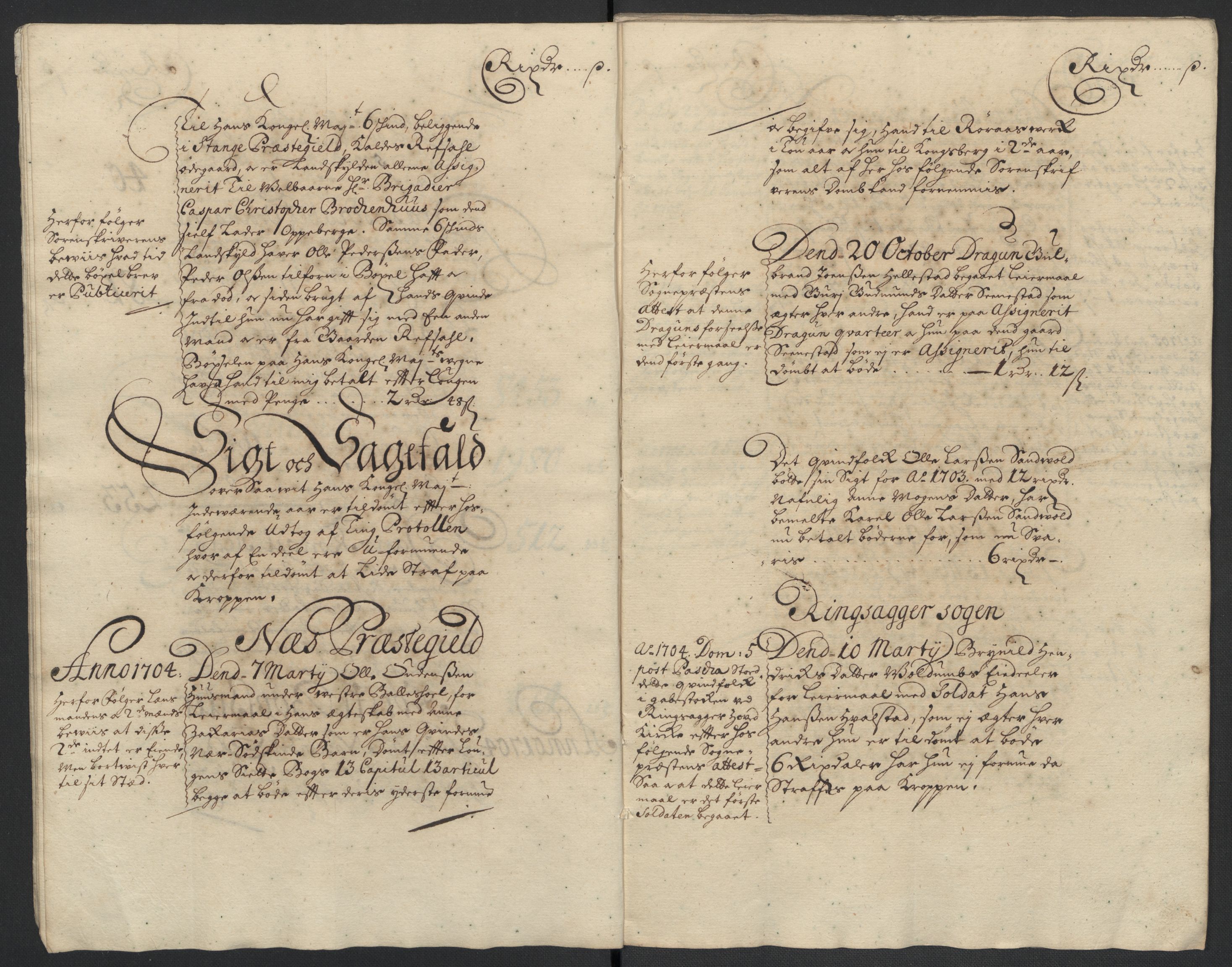 Rentekammeret inntil 1814, Reviderte regnskaper, Fogderegnskap, AV/RA-EA-4092/R16/L1041: Fogderegnskap Hedmark, 1703-1704, s. 209