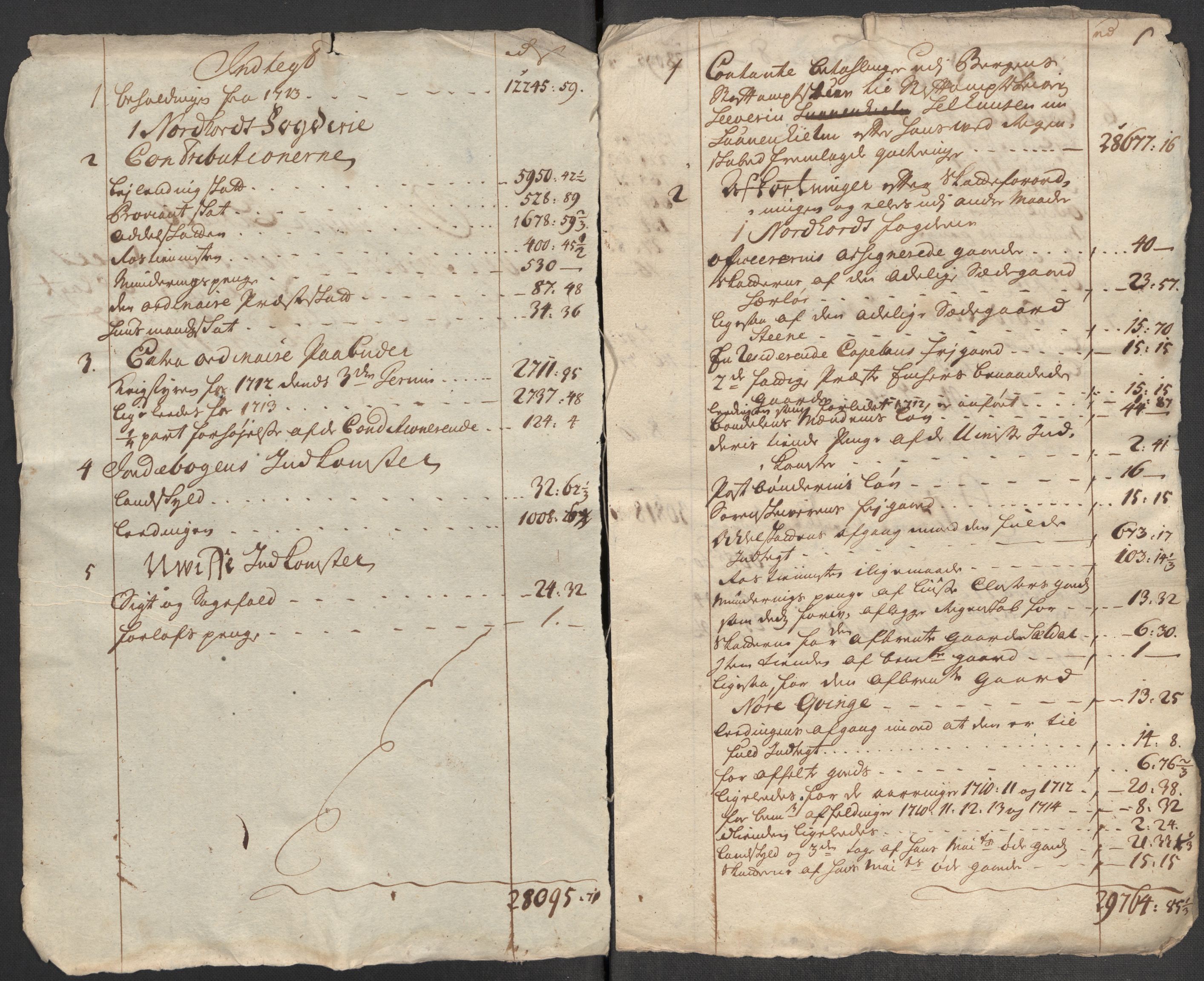 Rentekammeret inntil 1814, Reviderte regnskaper, Fogderegnskap, AV/RA-EA-4092/R51/L3197: Fogderegnskap Nordhordland og Voss, 1714, s. 23