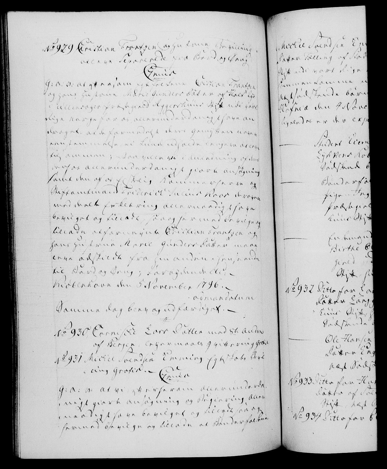 Danske Kanselli 1572-1799, RA/EA-3023/F/Fc/Fca/Fcaa/L0056: Norske registre, 1795-1796, s. 975b