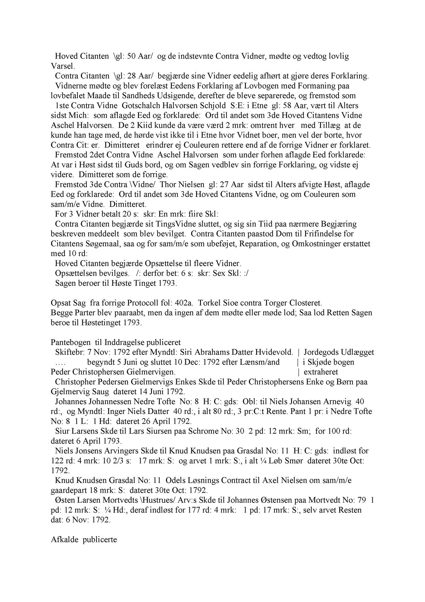 Samling av fulltekstavskrifter, SAB/FULLTEKST/A/12/0044: Sunnhordland sorenskriveri, tingbok nr. A 44, 1793-1800