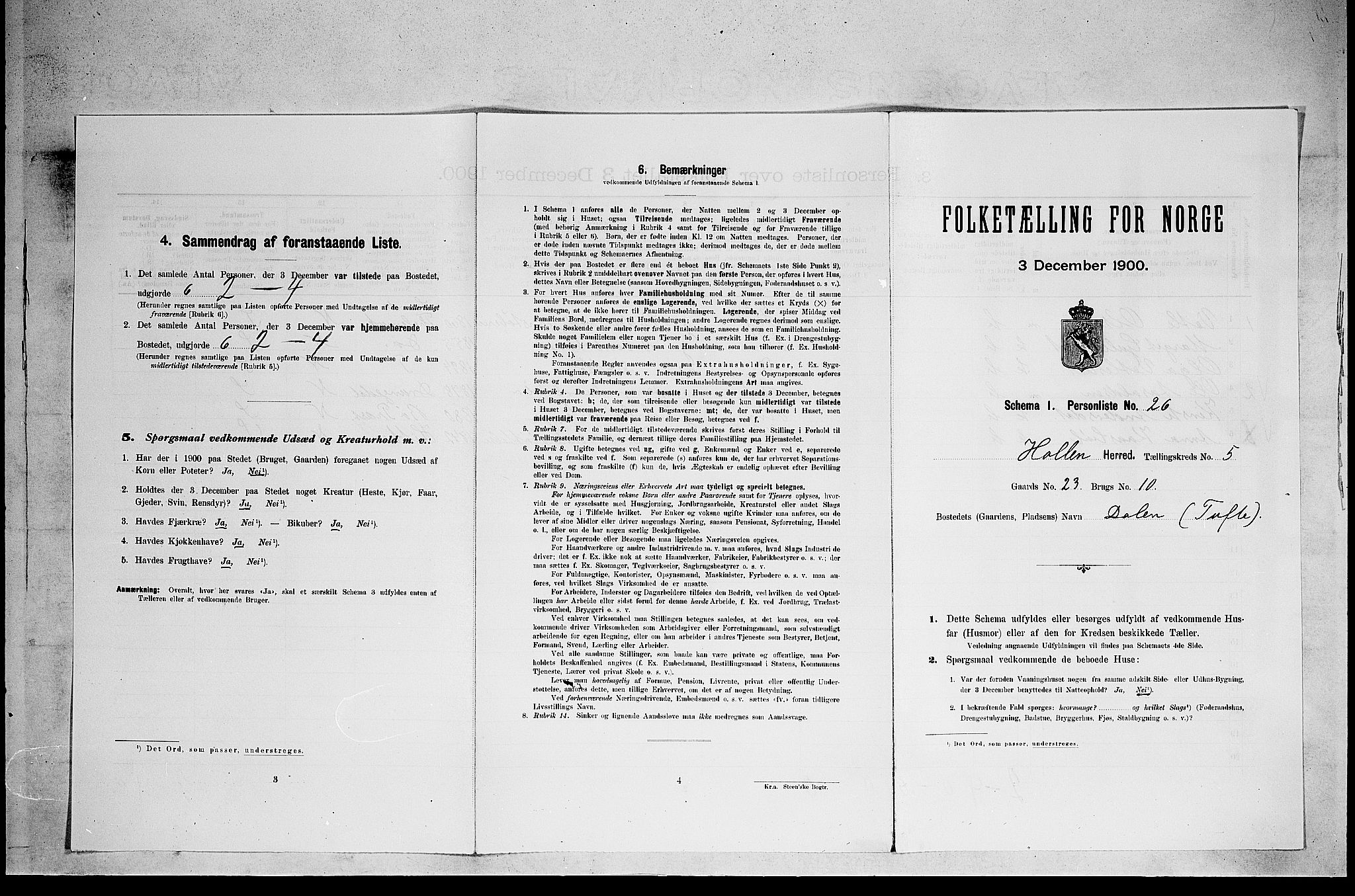 SAKO, Folketelling 1900 for 0819 Holla herred, 1900, s. 581