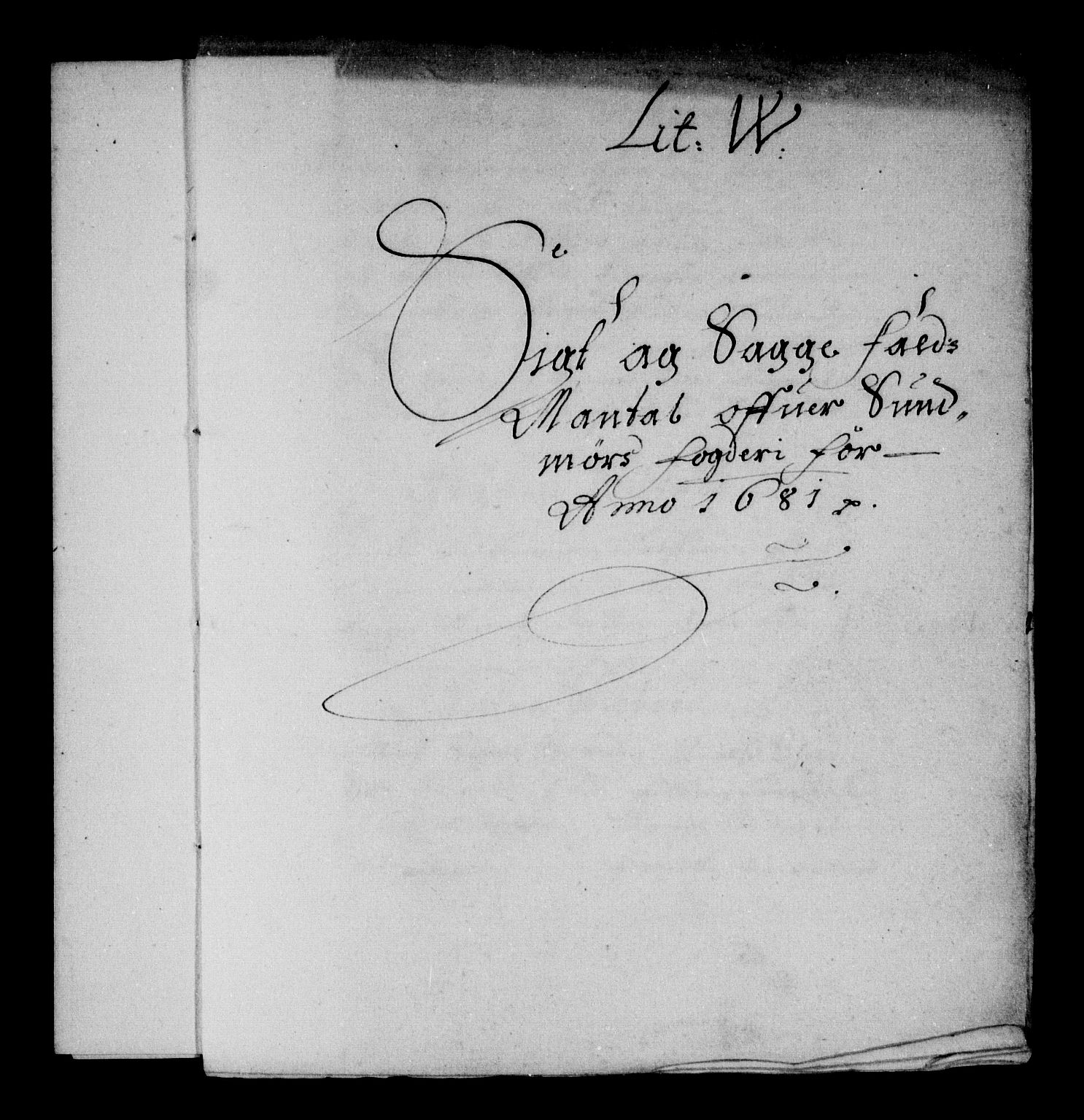 Rentekammeret inntil 1814, Reviderte regnskaper, Stiftamtstueregnskaper, Bergen stiftamt, AV/RA-EA-6043/R/Rc/L0061: Bergen stiftamt, 1681