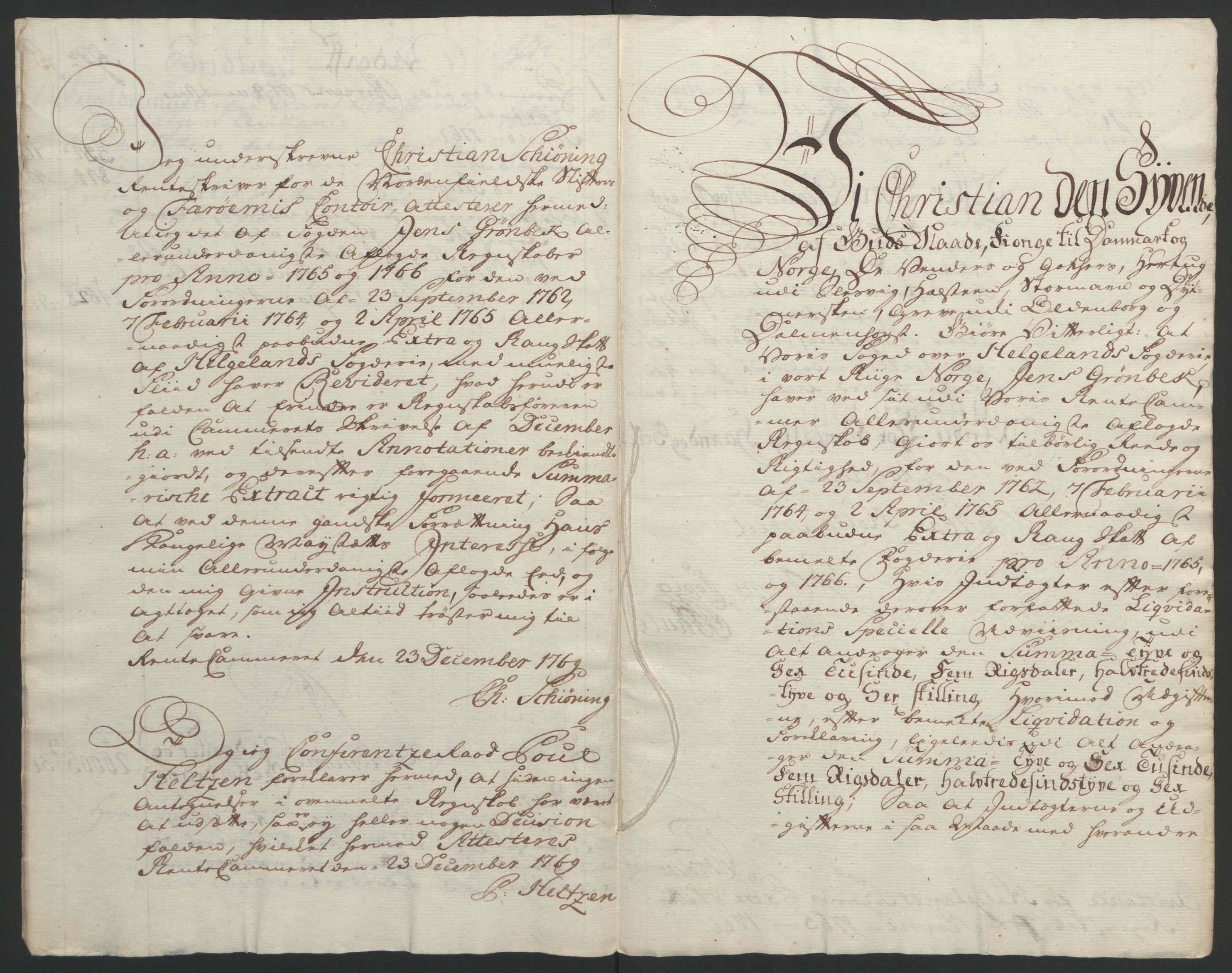 Rentekammeret inntil 1814, Reviderte regnskaper, Fogderegnskap, AV/RA-EA-4092/R65/L4573: Ekstraskatten Helgeland, 1762-1772, s. 120