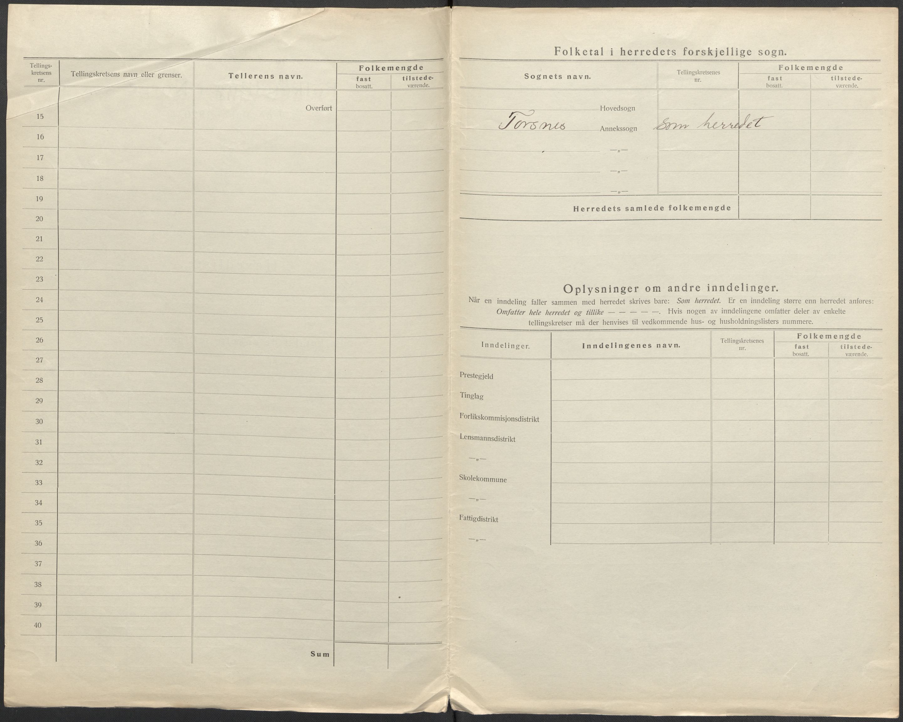 SAO, Folketelling 1920 for 0112 Torsnes herred, 1920, s. 7