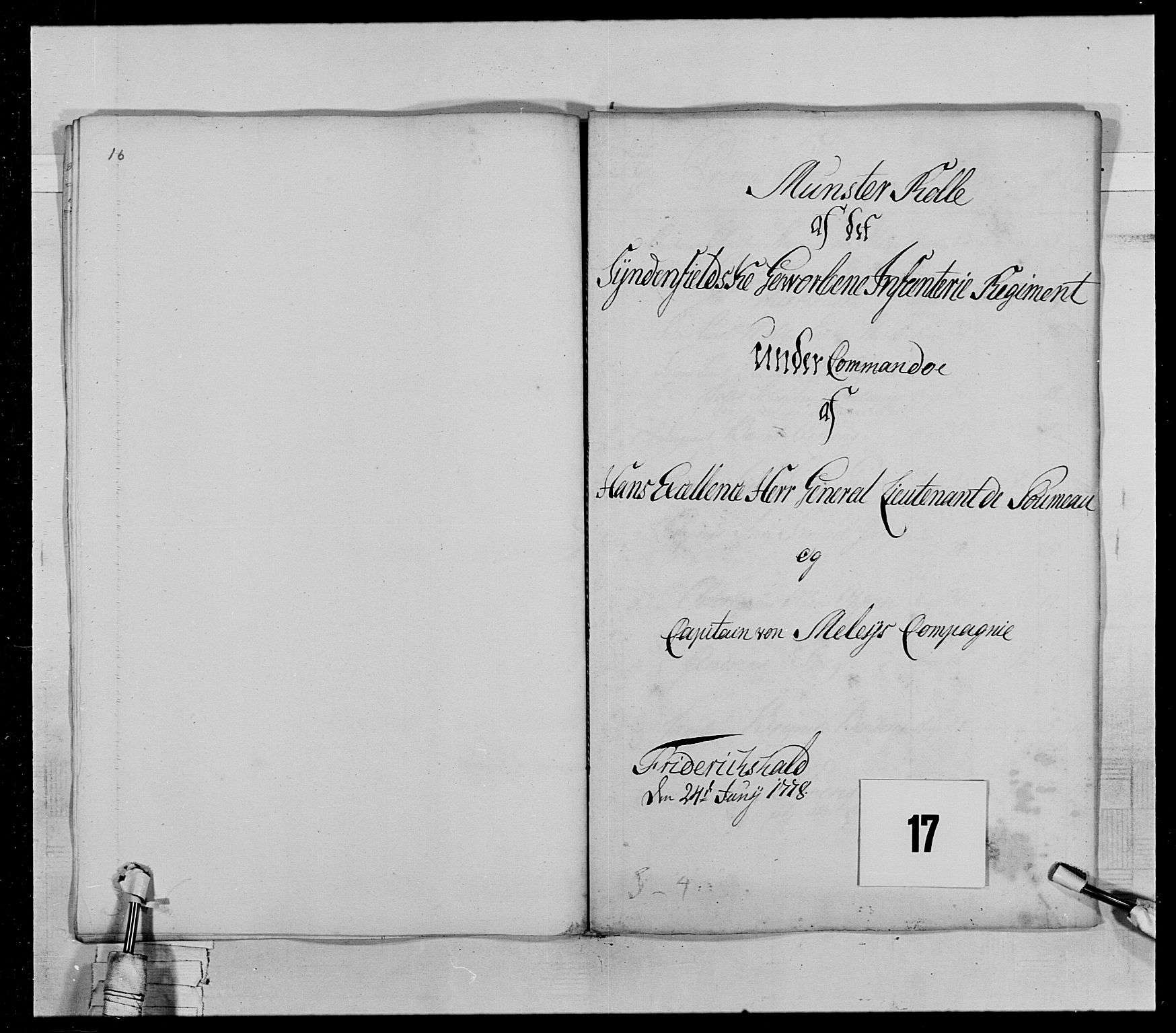 Generalitets- og kommissariatskollegiet, Det kongelige norske kommissariatskollegium, RA/EA-5420/E/Eh/L0028: Sønnafjelske gevorbne infanteriregiment, 1766-1795, s. 126