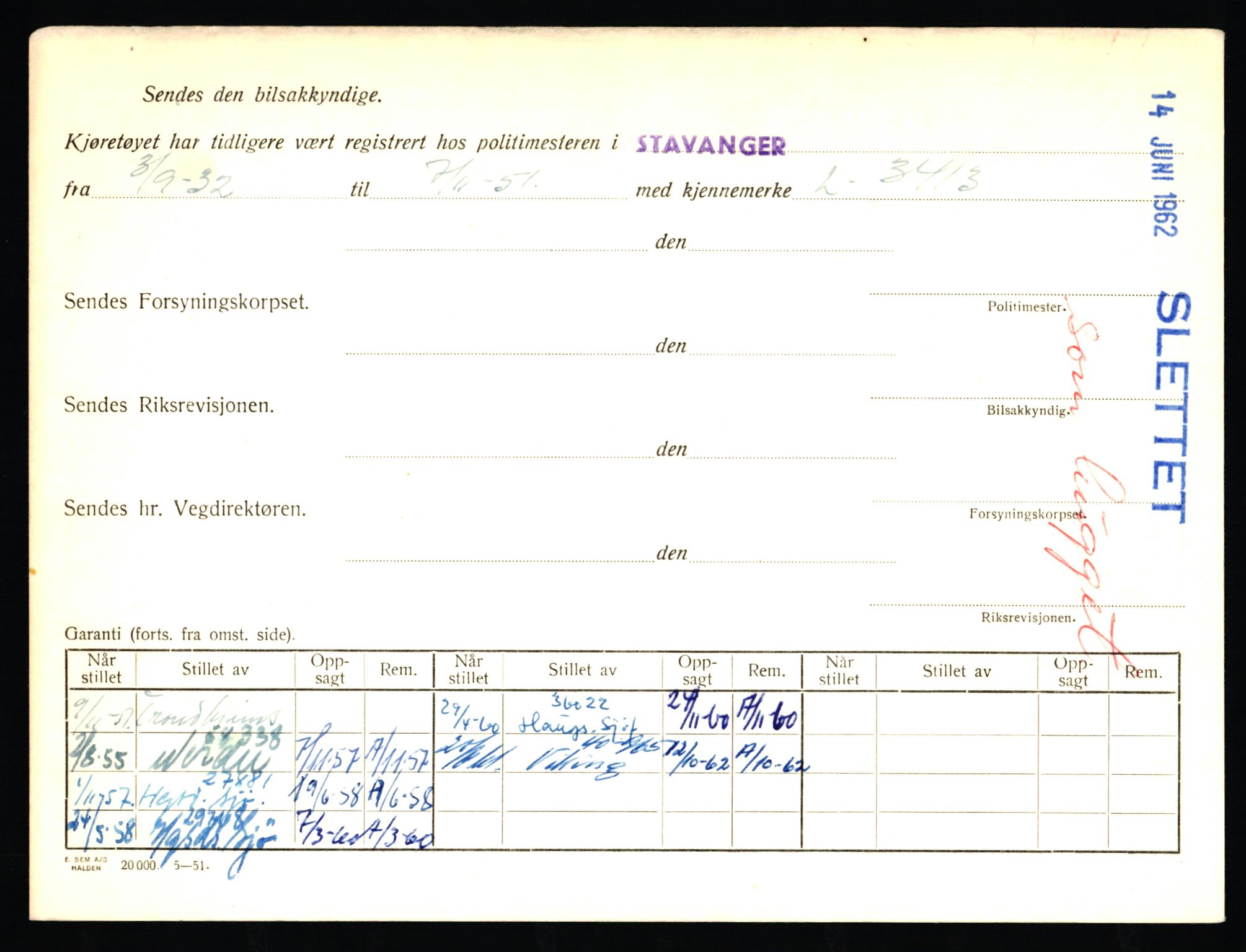 Stavanger trafikkstasjon, AV/SAST-A-101942/0/F/L0048: L-29100 - L-29899, 1930-1971, s. 826