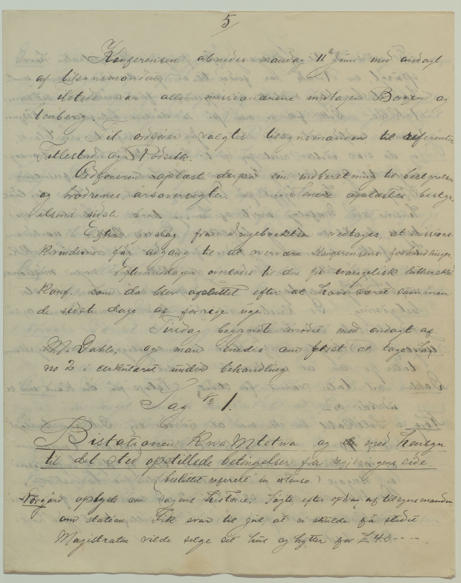 Det Norske Misjonsselskap - hovedadministrasjonen, VID/MA-A-1045/D/Da/Daa/L0040/0007: Konferansereferat og årsberetninger / Konferansereferat fra Sør-Afrika., 1894, s. 5