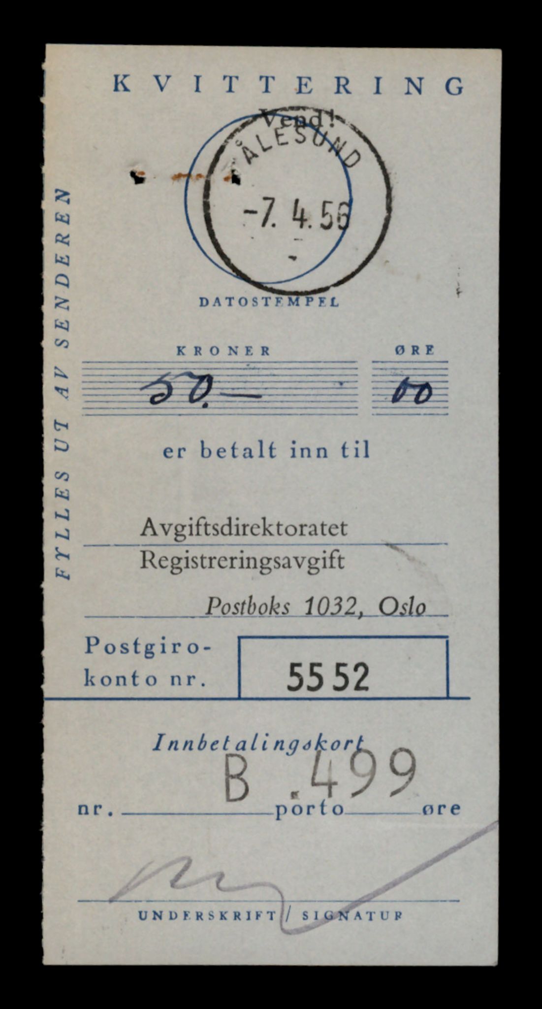 Møre og Romsdal vegkontor - Ålesund trafikkstasjon, SAT/A-4099/F/Fe/L0029: Registreringskort for kjøretøy T 11430 - T 11619, 1927-1998, s. 605