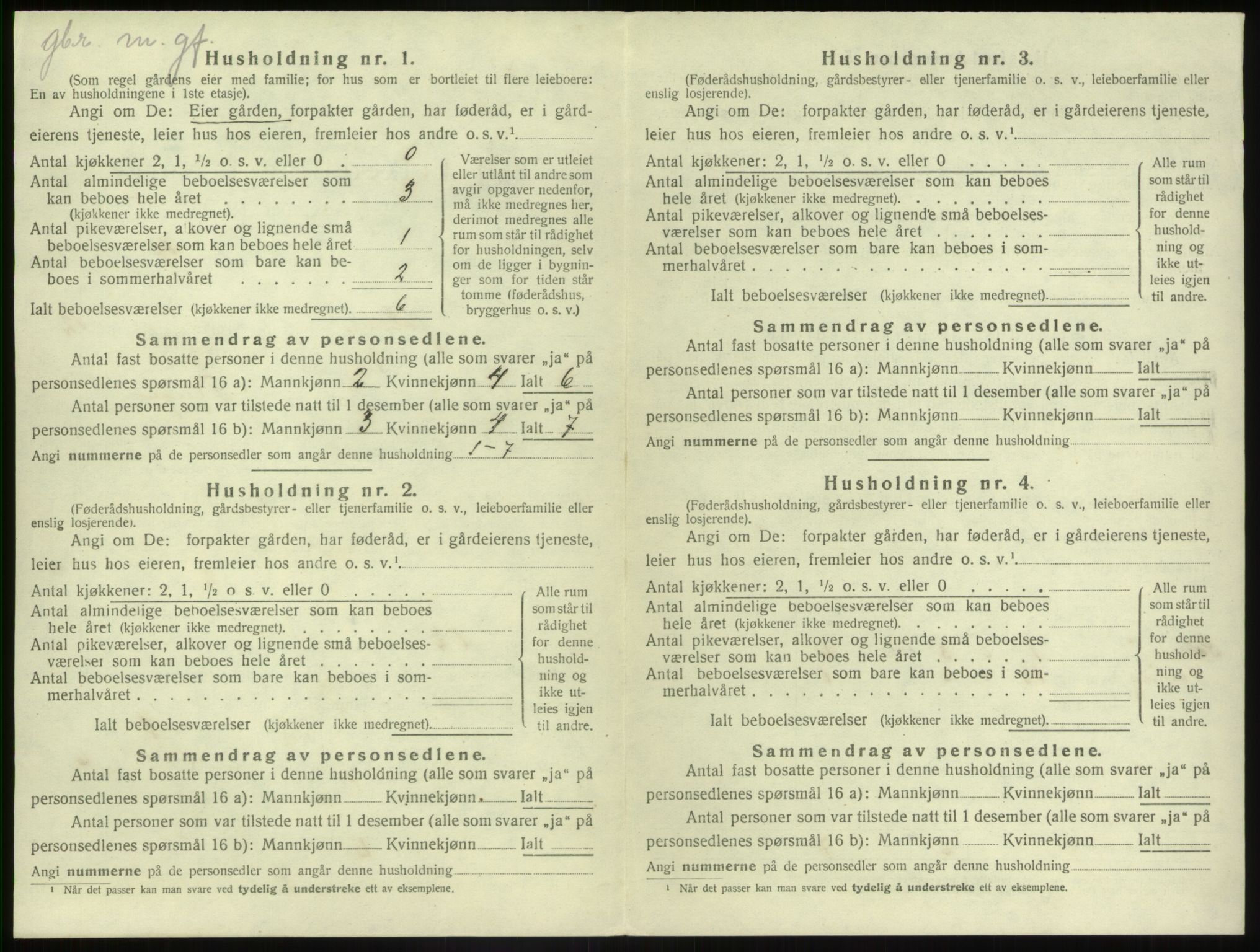 SAB, Folketelling 1920 for 1431 Jølster herred, 1920, s. 769