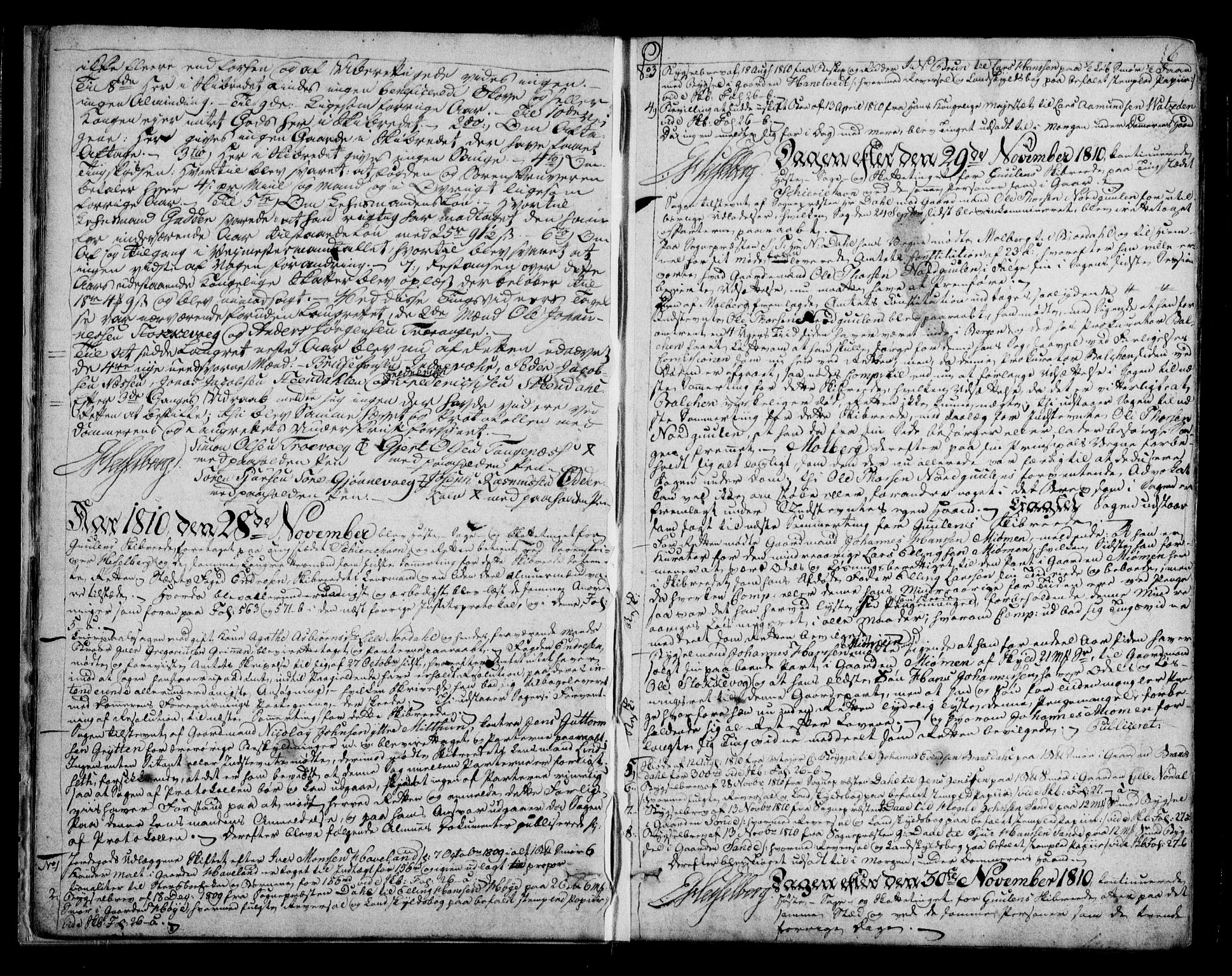 Ytre Sogn tingrett, AV/SAB-A-2601/1/F/Fa/L0046: Tingbok (justisprotokoll), 1810-1815, s. 5b-6a