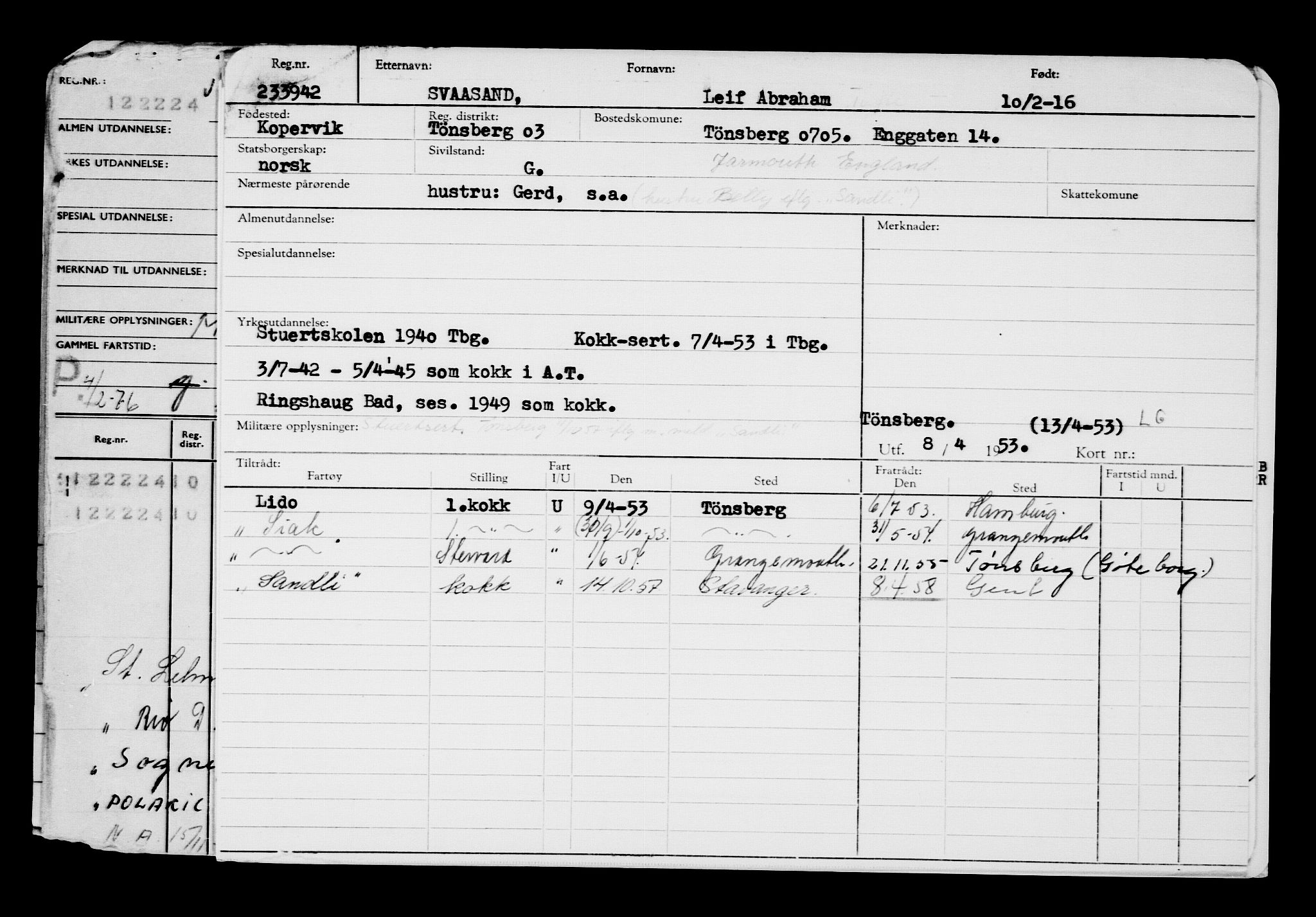 Direktoratet for sjømenn, AV/RA-S-3545/G/Gb/L0136: Hovedkort, 1916, s. 551