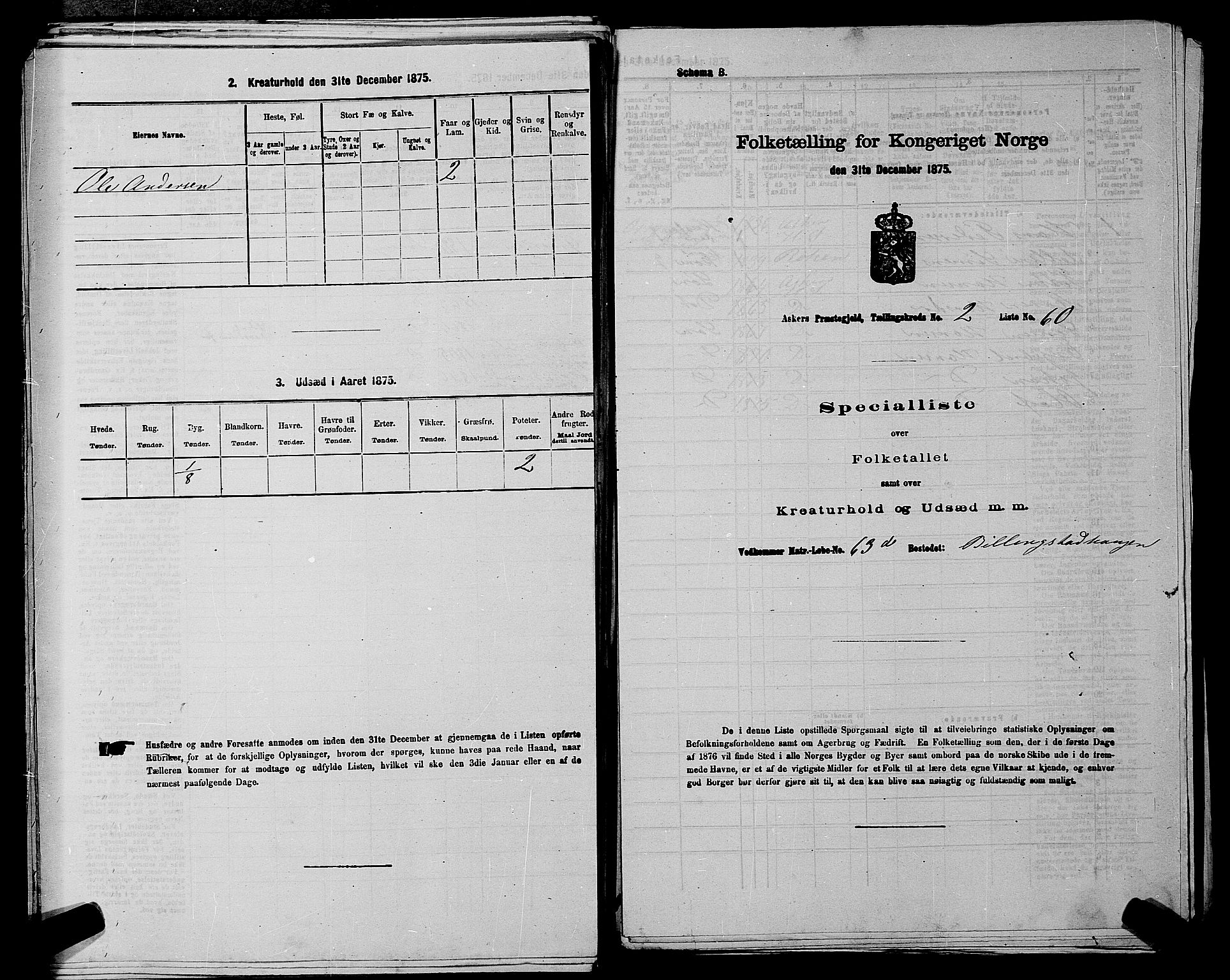 RA, Folketelling 1875 for 0220P Asker prestegjeld, 1875, s. 482