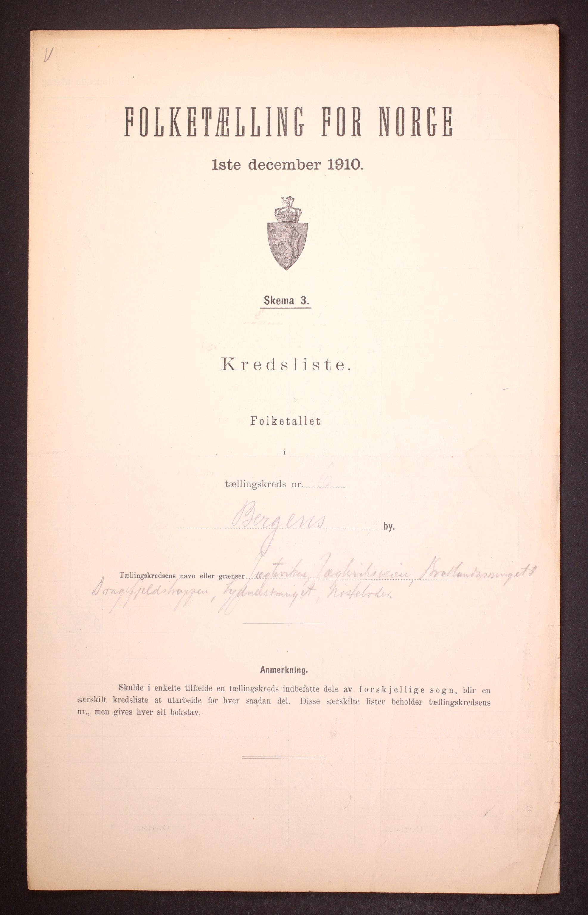 RA, Folketelling 1910 for 1301 Bergen kjøpstad, 1910, s. 23