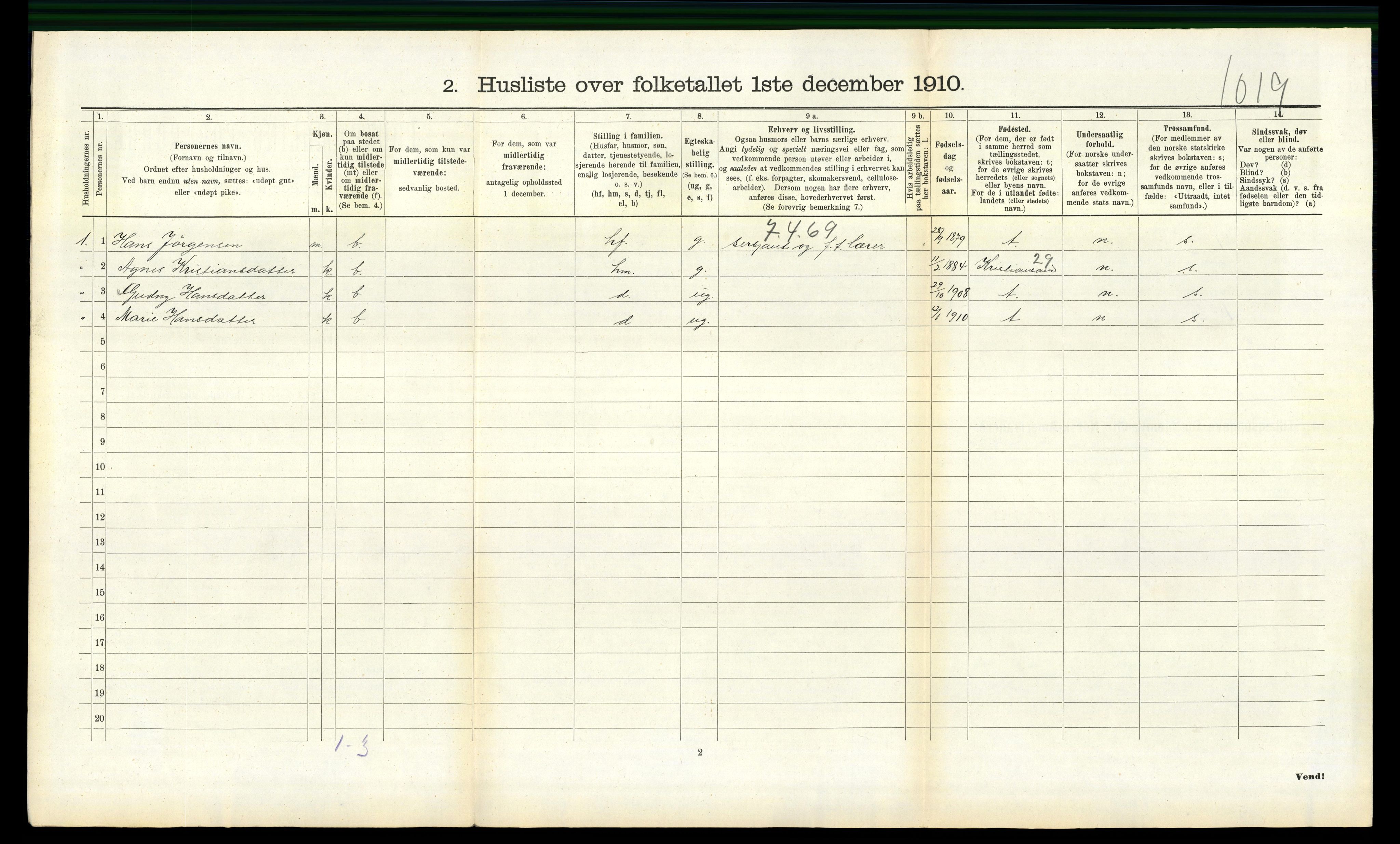 RA, Folketelling 1910 for 1019 Halse og Harkmark herred, 1910, s. 993