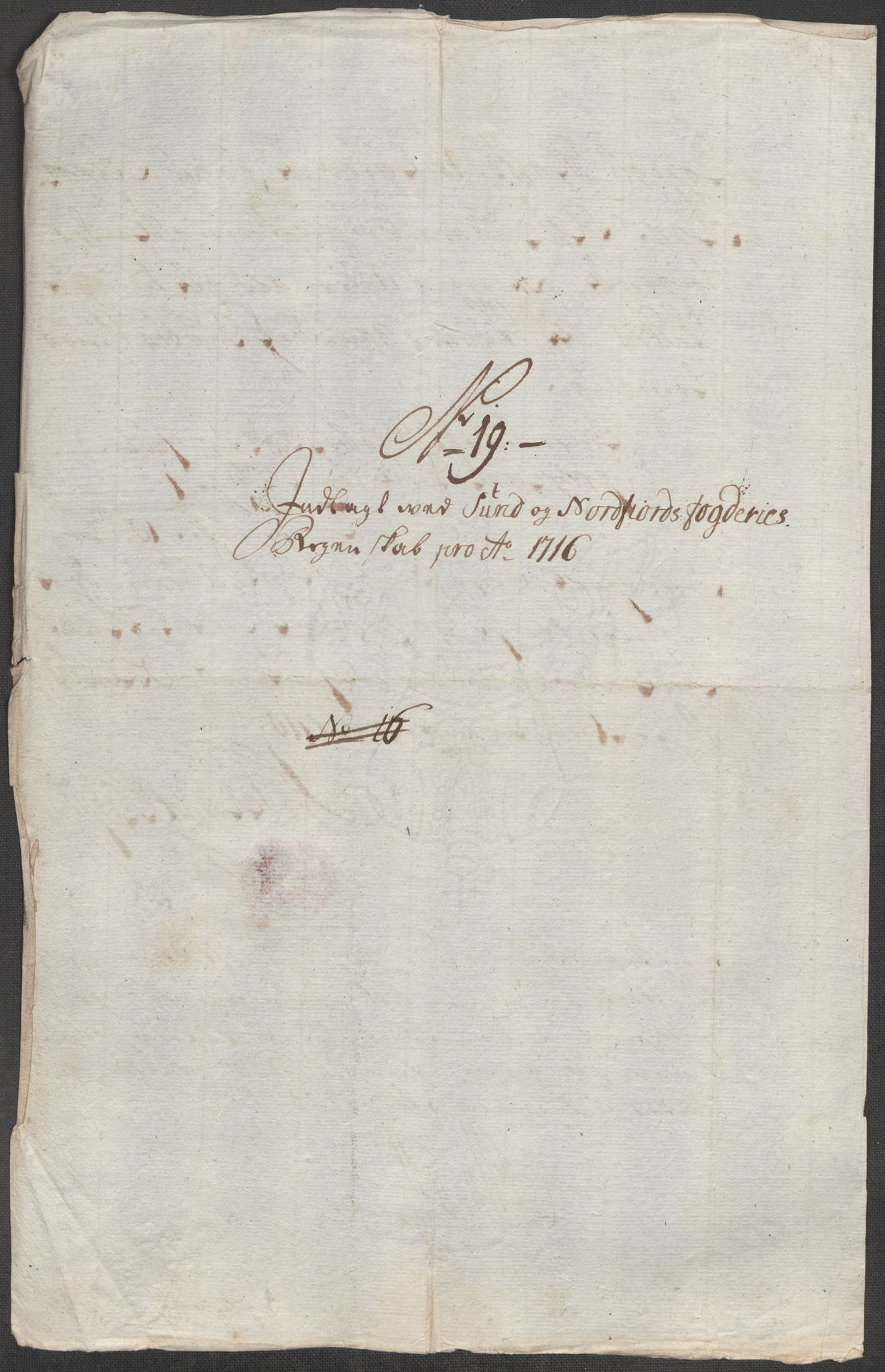 Rentekammeret inntil 1814, Reviderte regnskaper, Fogderegnskap, RA/EA-4092/R53/L3440: Fogderegnskap Sunn- og Nordfjord, 1716, s. 110