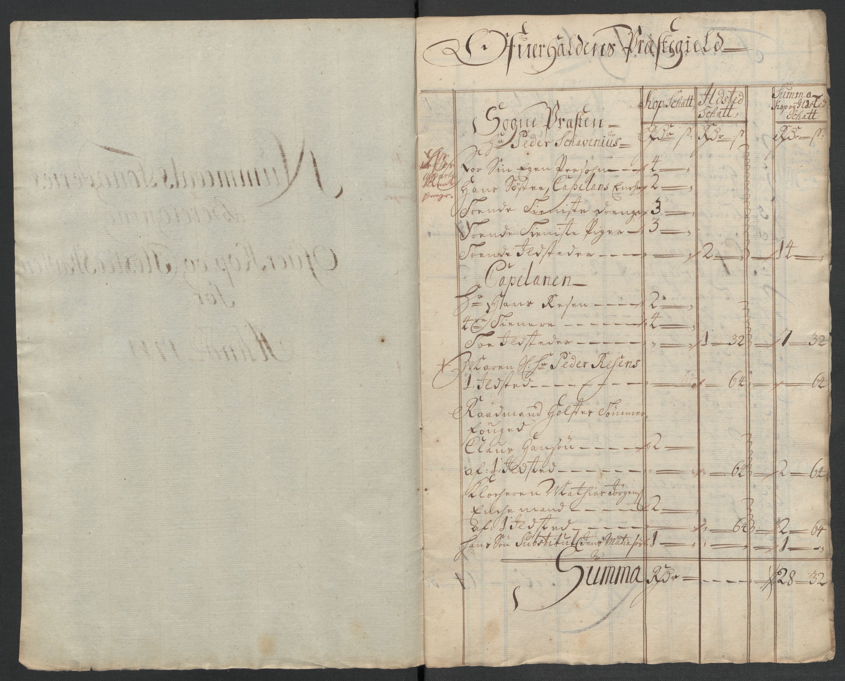 Rentekammeret inntil 1814, Reviderte regnskaper, Fogderegnskap, AV/RA-EA-4092/R64/L4432: Fogderegnskap Namdal, 1711, s. 133