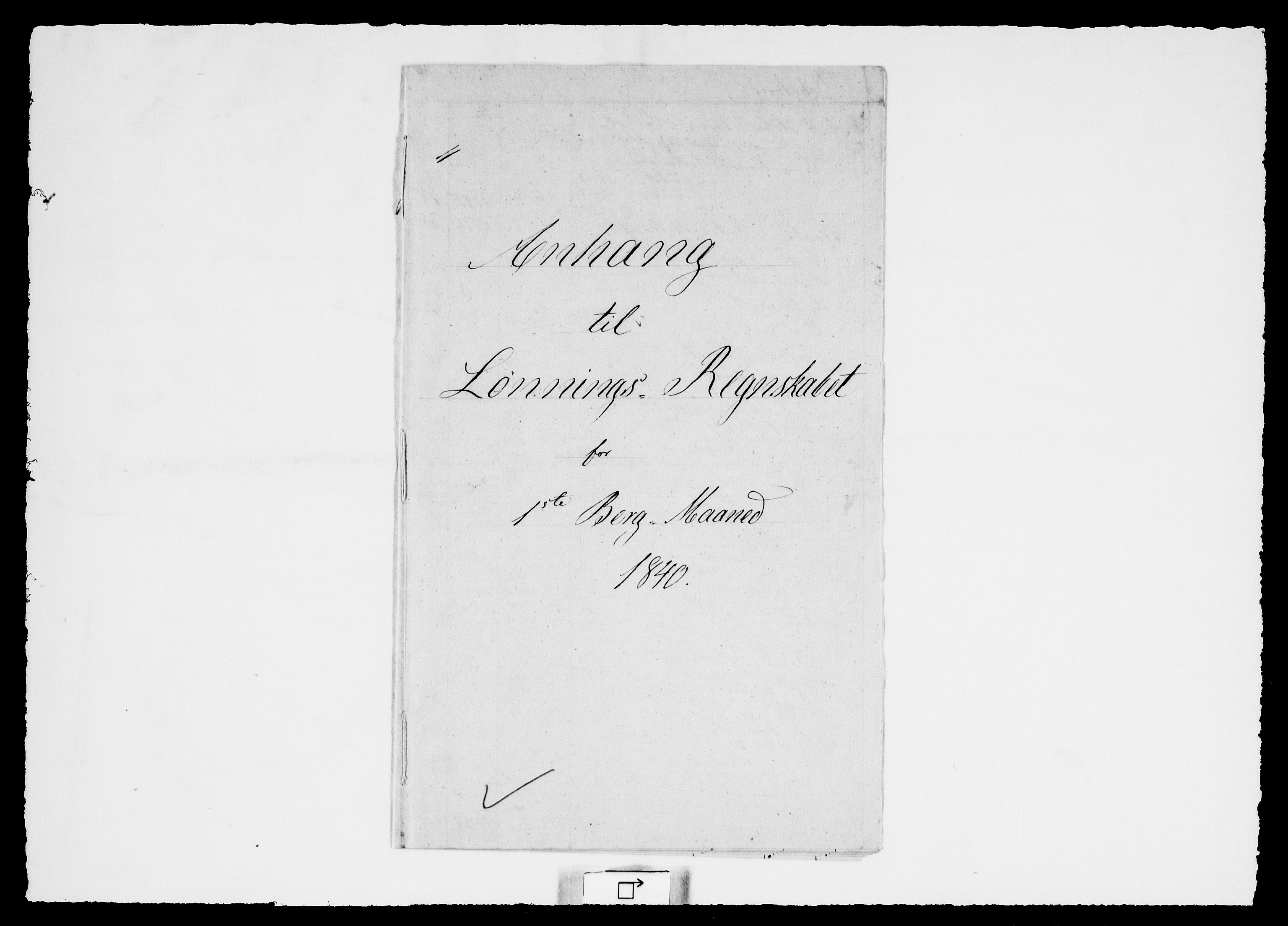 Modums Blaafarveværk, AV/RA-PA-0157/G/Gd/Gdd/L0286/0001: -- / Anhang til lønningsregnskapet, 1840-1849, s. 2