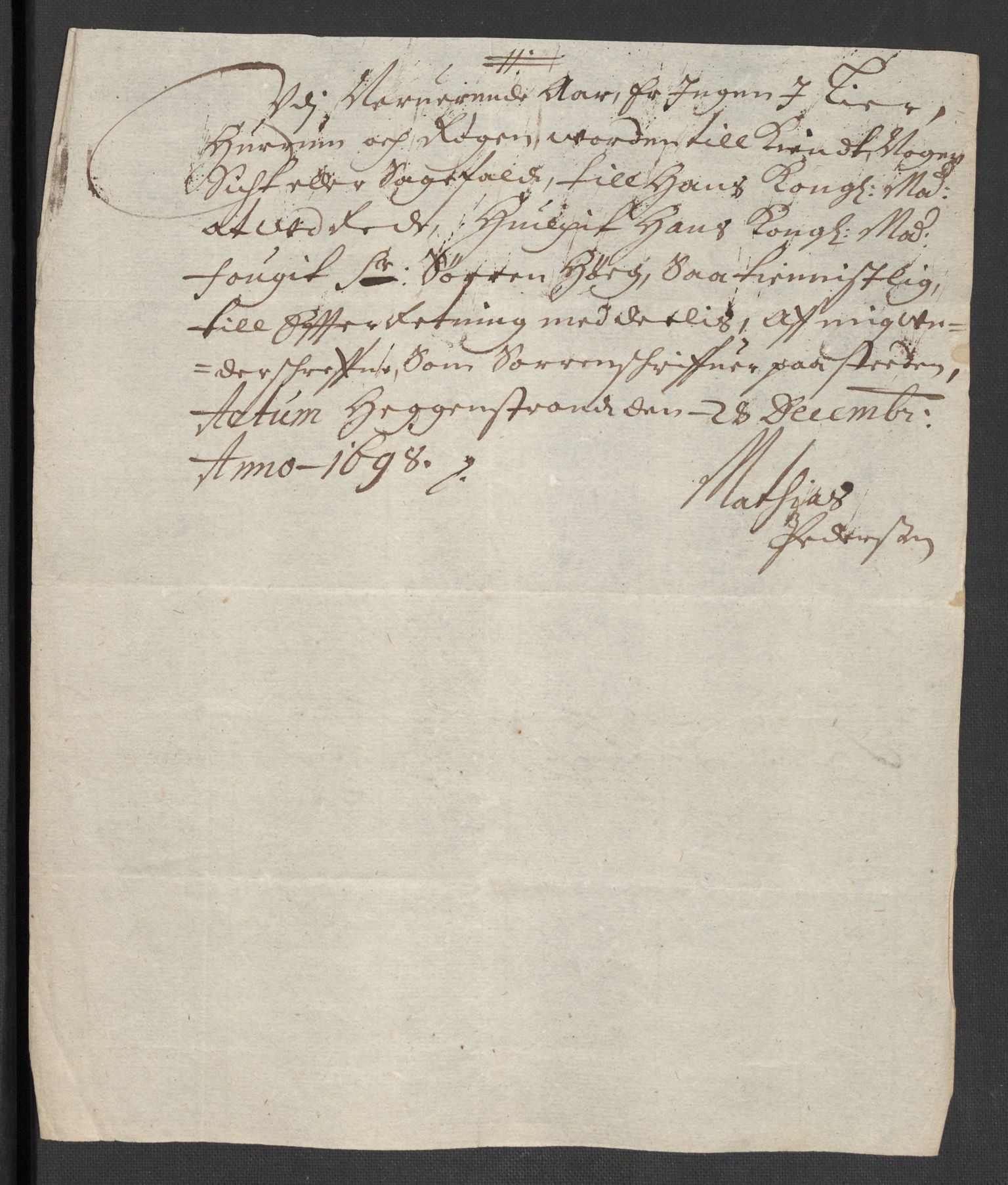 Rentekammeret inntil 1814, Reviderte regnskaper, Fogderegnskap, AV/RA-EA-4092/R30/L1696: Fogderegnskap Hurum, Røyken, Eiker og Lier, 1698-1699, s. 16