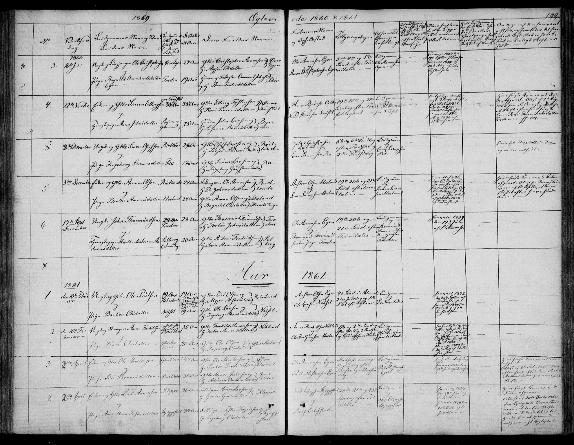 Hægebostad sokneprestkontor, SAK/1111-0024/F/Fa/Fab/L0002: Ministerialbok nr. A 2, 1836-1872, s. 193