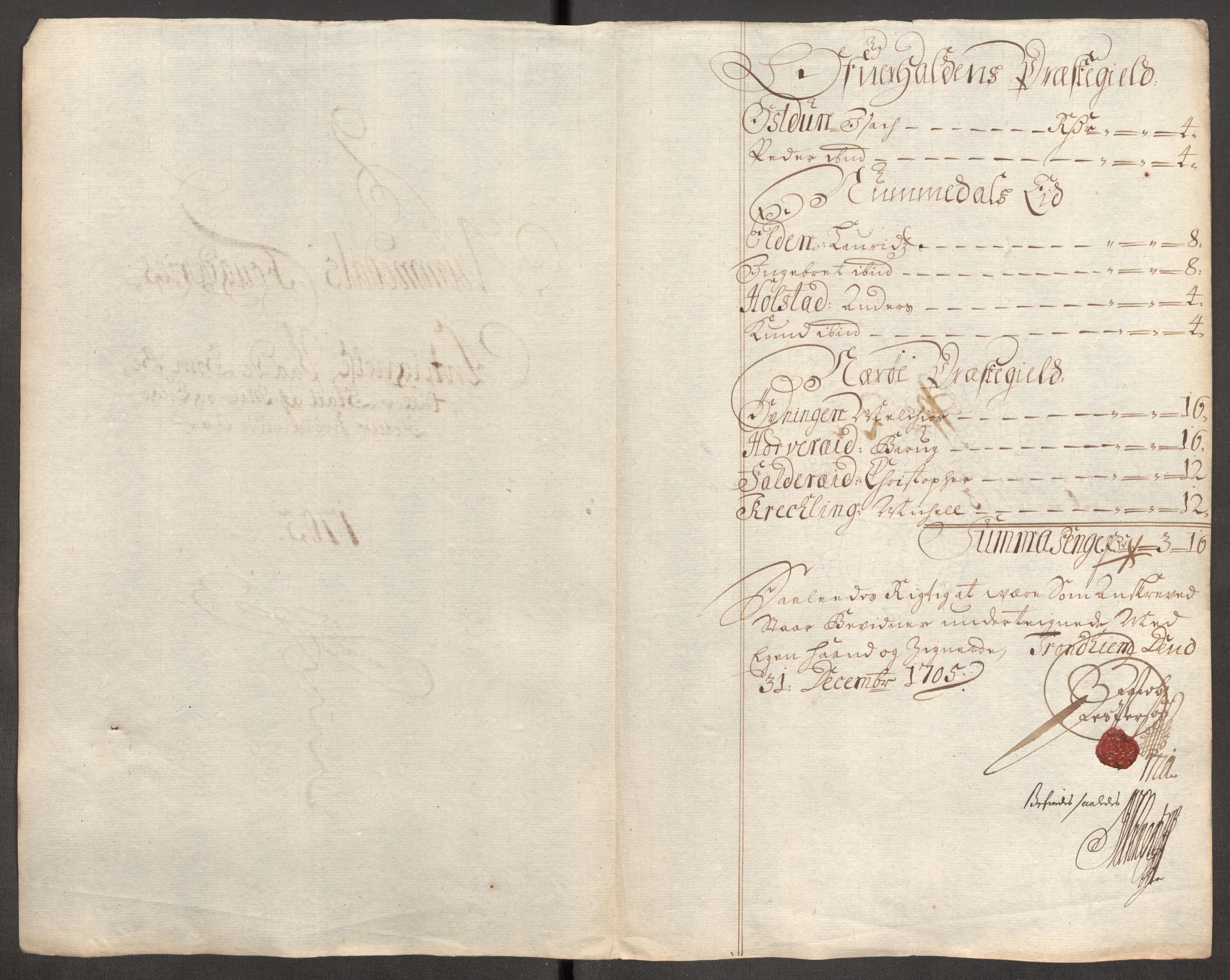 Rentekammeret inntil 1814, Reviderte regnskaper, Fogderegnskap, RA/EA-4092/R64/L4429: Fogderegnskap Namdal, 1705-1706, s. 86