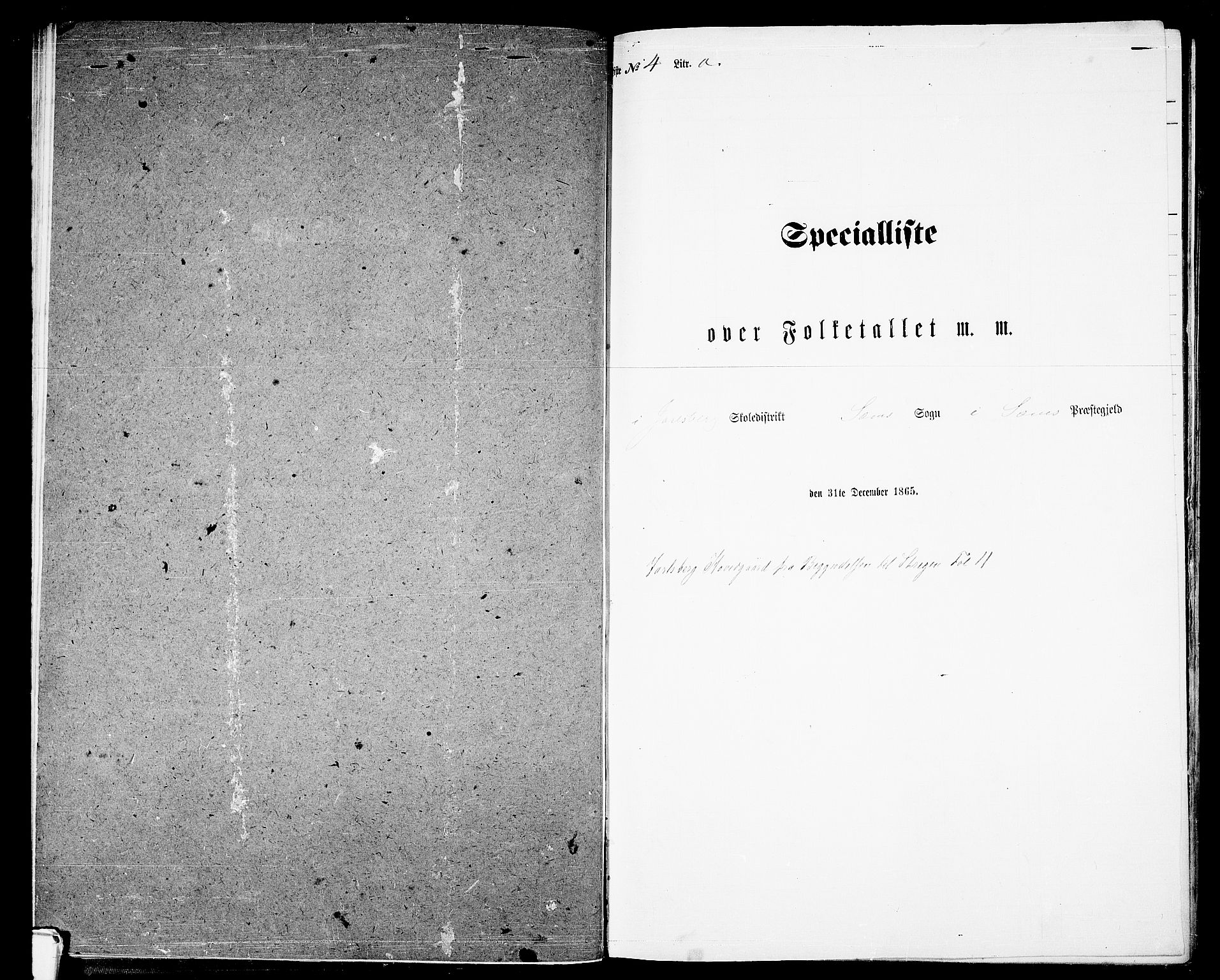 RA, Folketelling 1865 for 0721P Sem prestegjeld, 1865, s. 52