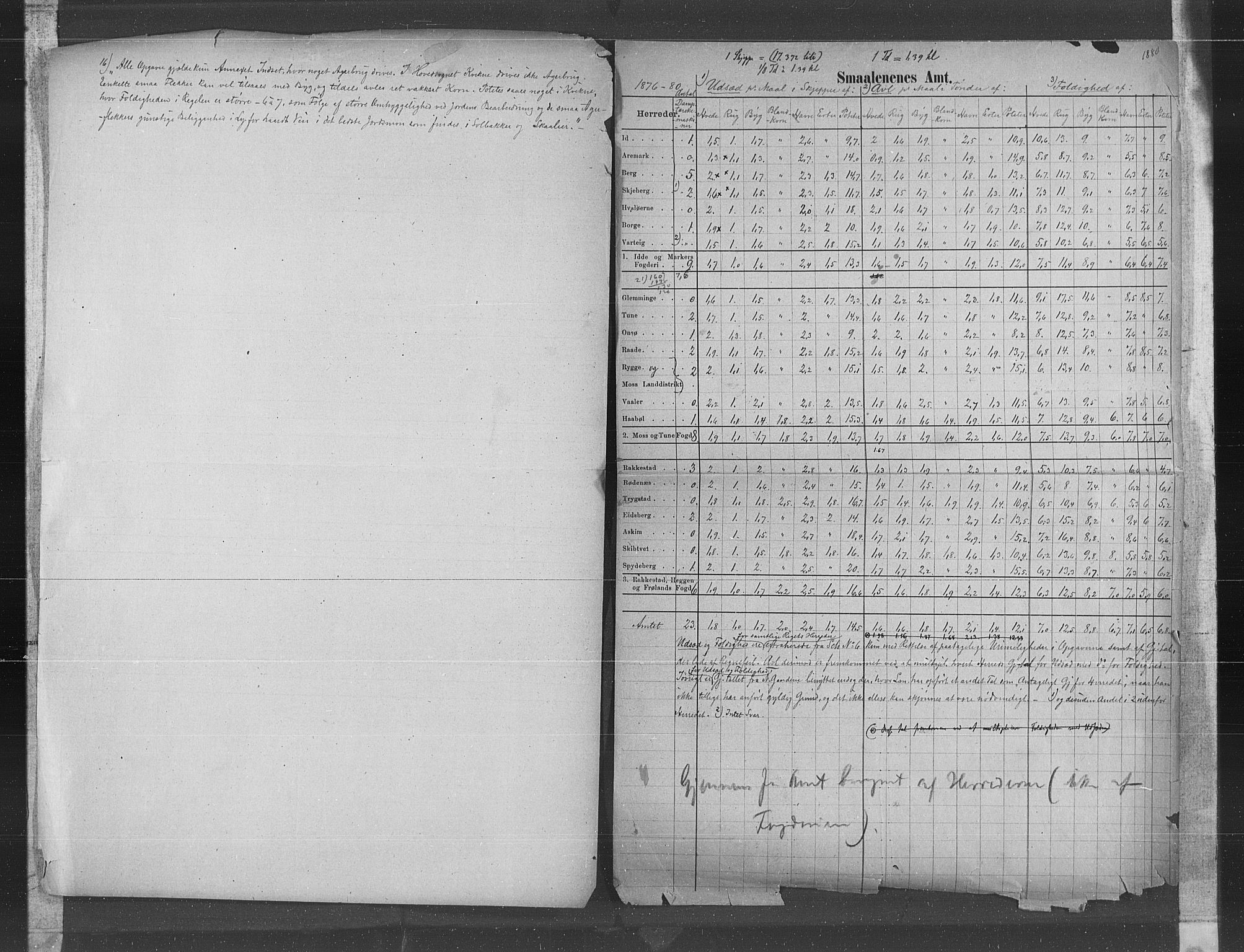 Statistisk sentralbyrå, Næringsøkonomiske emner, Generelt - Amtmennenes femårsberetninger, AV/RA-S-2233/F/Fa/L0057: --, 1876-1880, s. 11