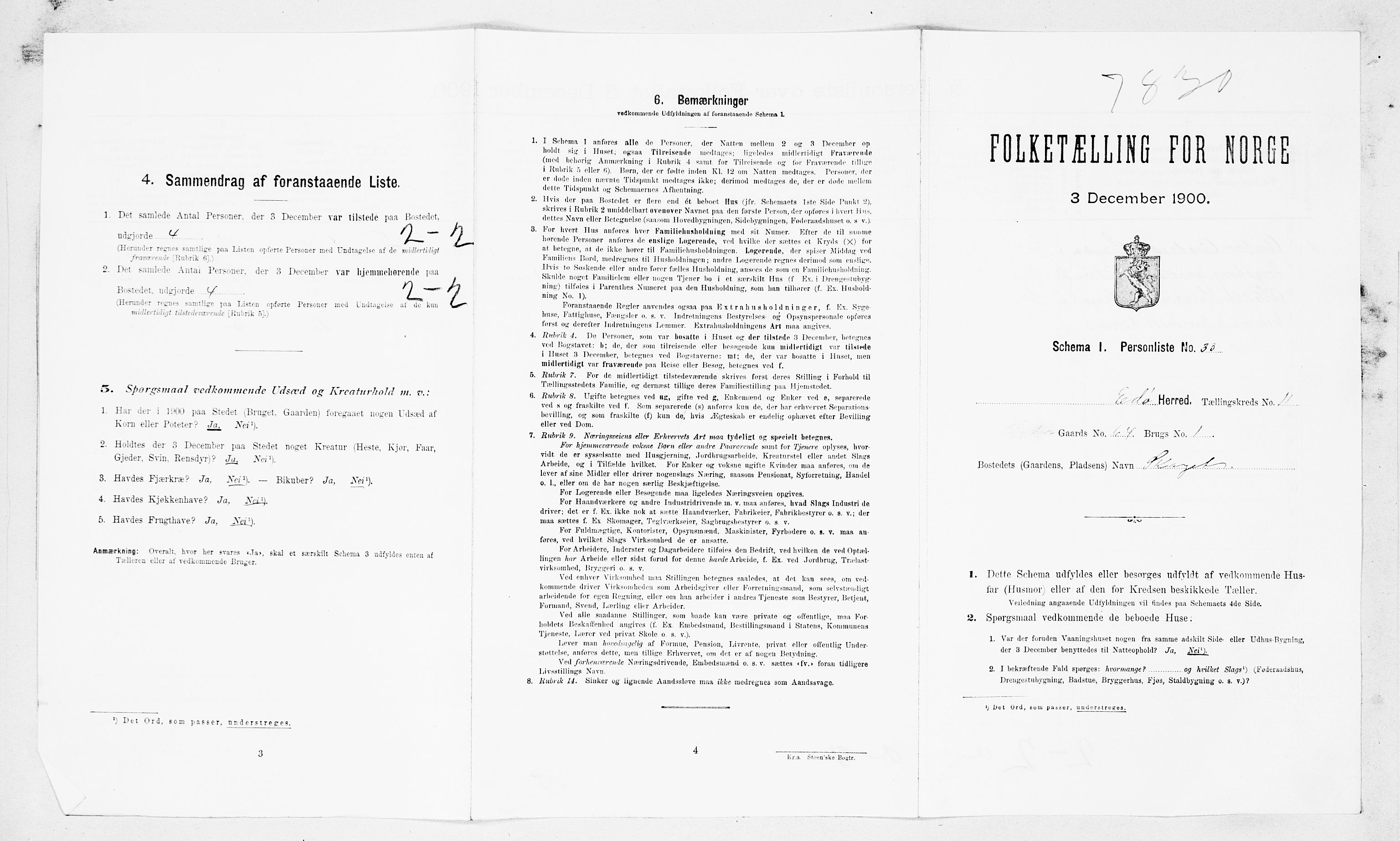 SAT, Folketelling 1900 for 1573 Edøy herred, 1900, s. 998