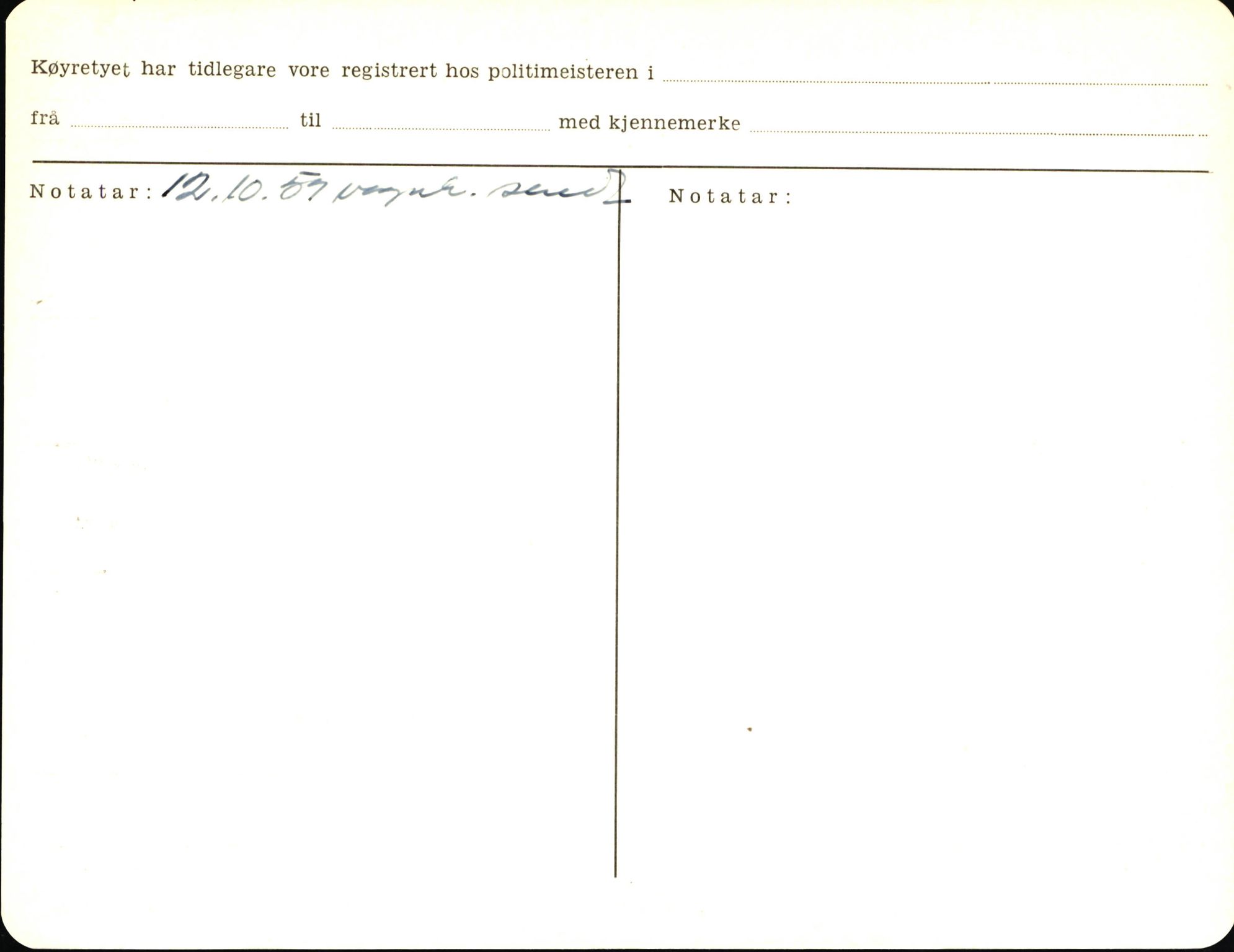 Statens vegvesen, Sogn og Fjordane vegkontor, AV/SAB-A-5301/4/F/L0006: Registerkort utmeldte Fjordane S8300-9500, 1930-1961, s. 186