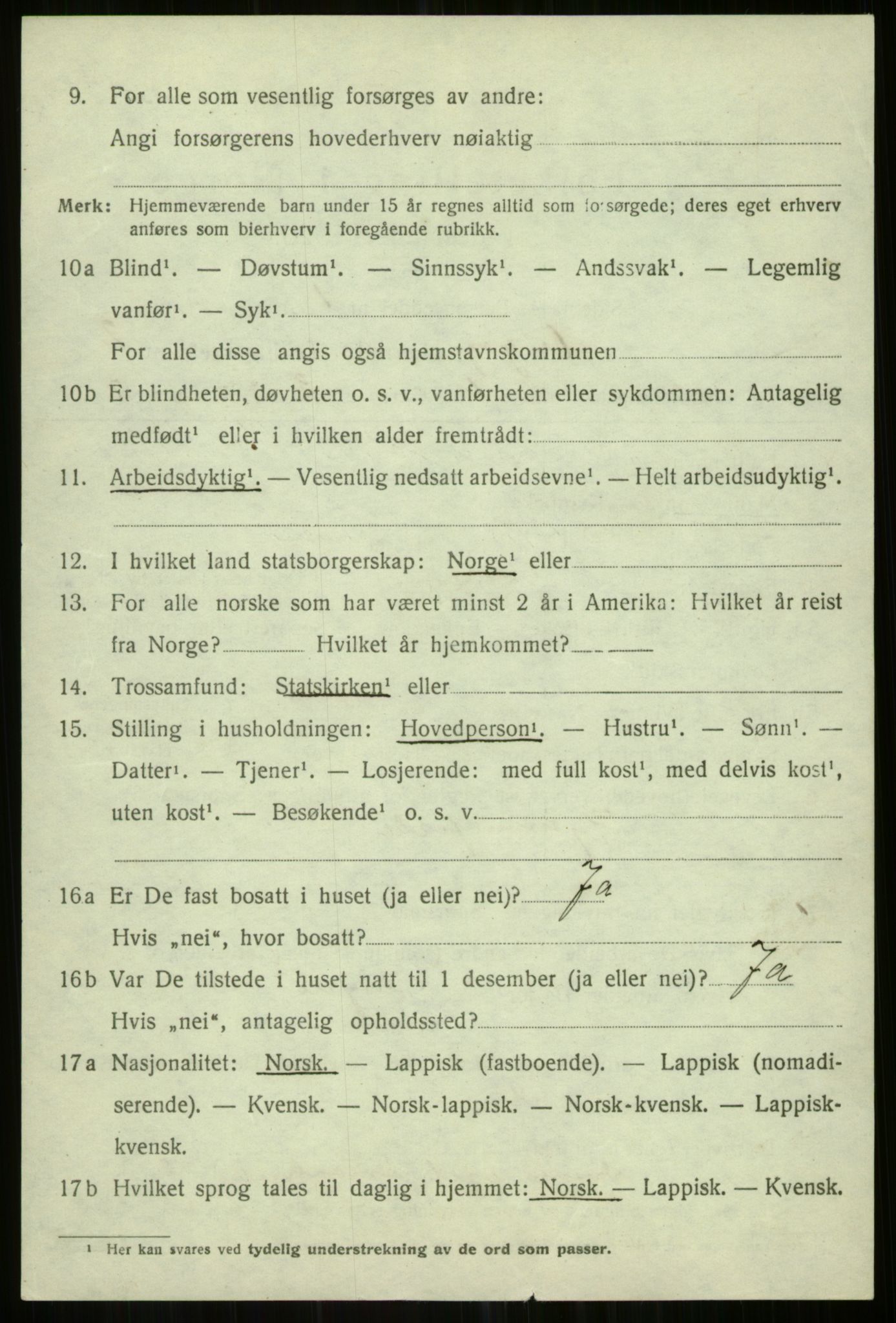 SATØ, Folketelling 1920 for 1935 Helgøy herred, 1920, s. 1118