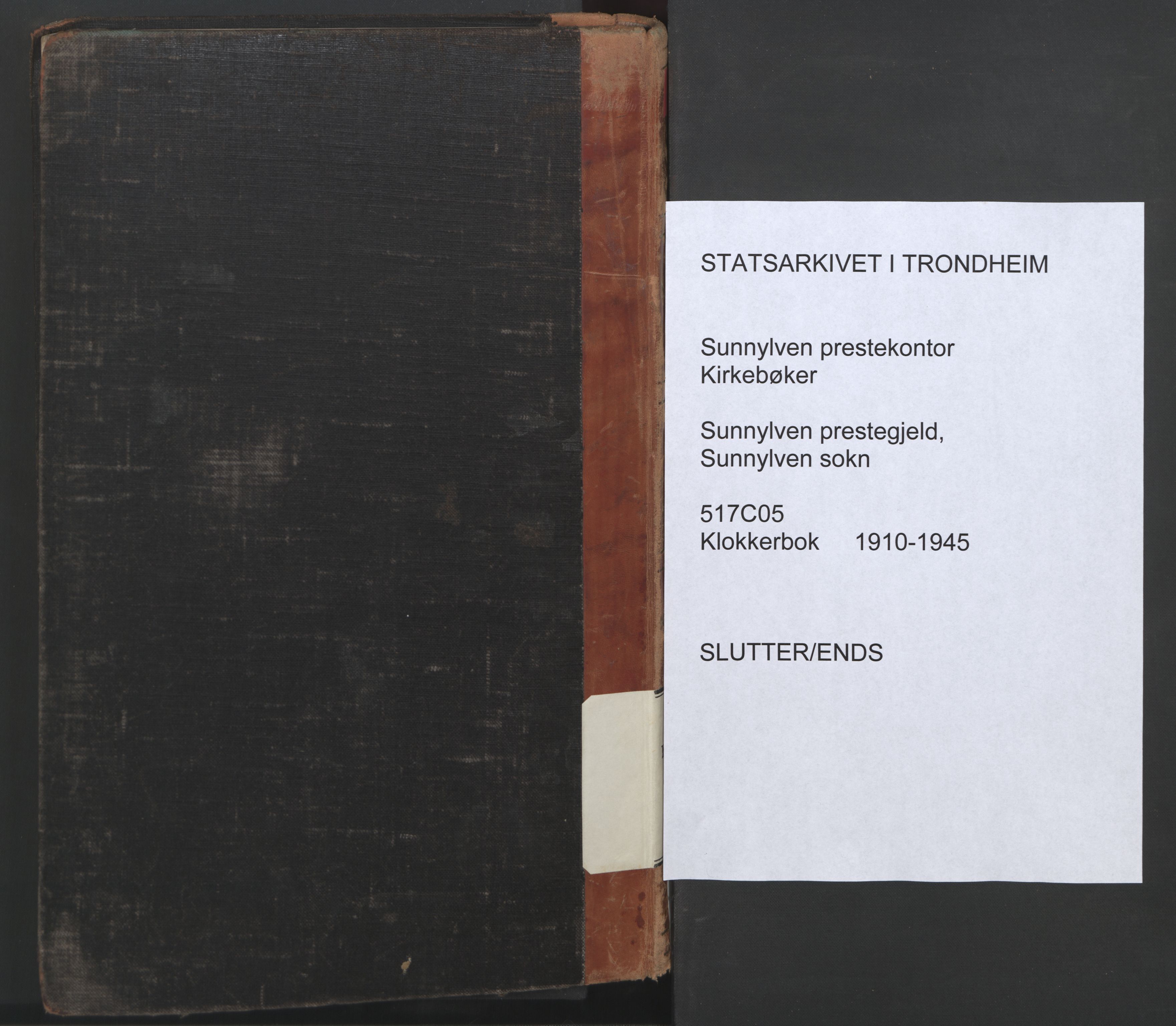 Ministerialprotokoller, klokkerbøker og fødselsregistre - Møre og Romsdal, AV/SAT-A-1454/517/L0232: Klokkerbok nr. 517C05, 1910-1946