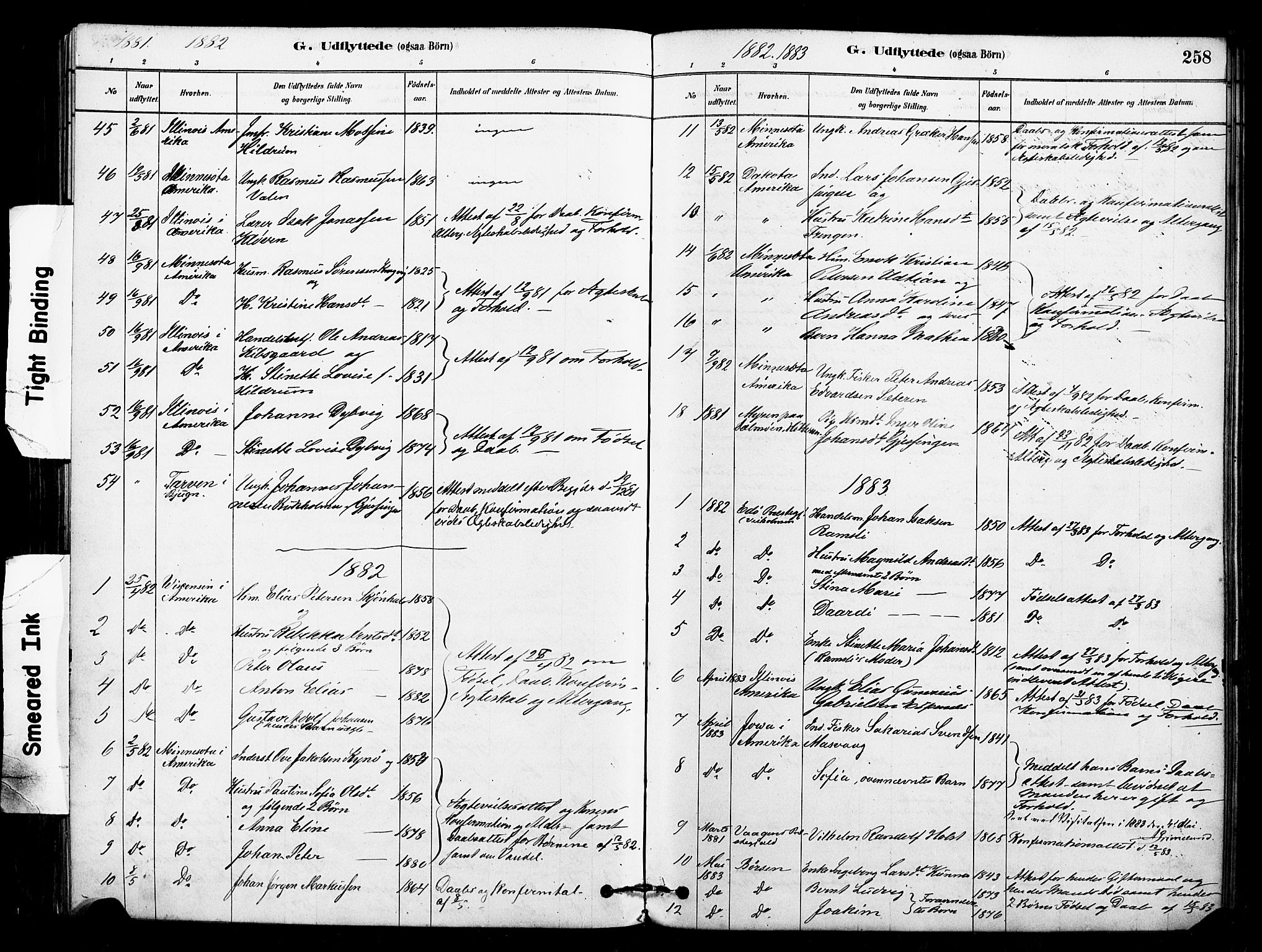 Ministerialprotokoller, klokkerbøker og fødselsregistre - Sør-Trøndelag, AV/SAT-A-1456/640/L0578: Ministerialbok nr. 640A03, 1879-1889, s. 258