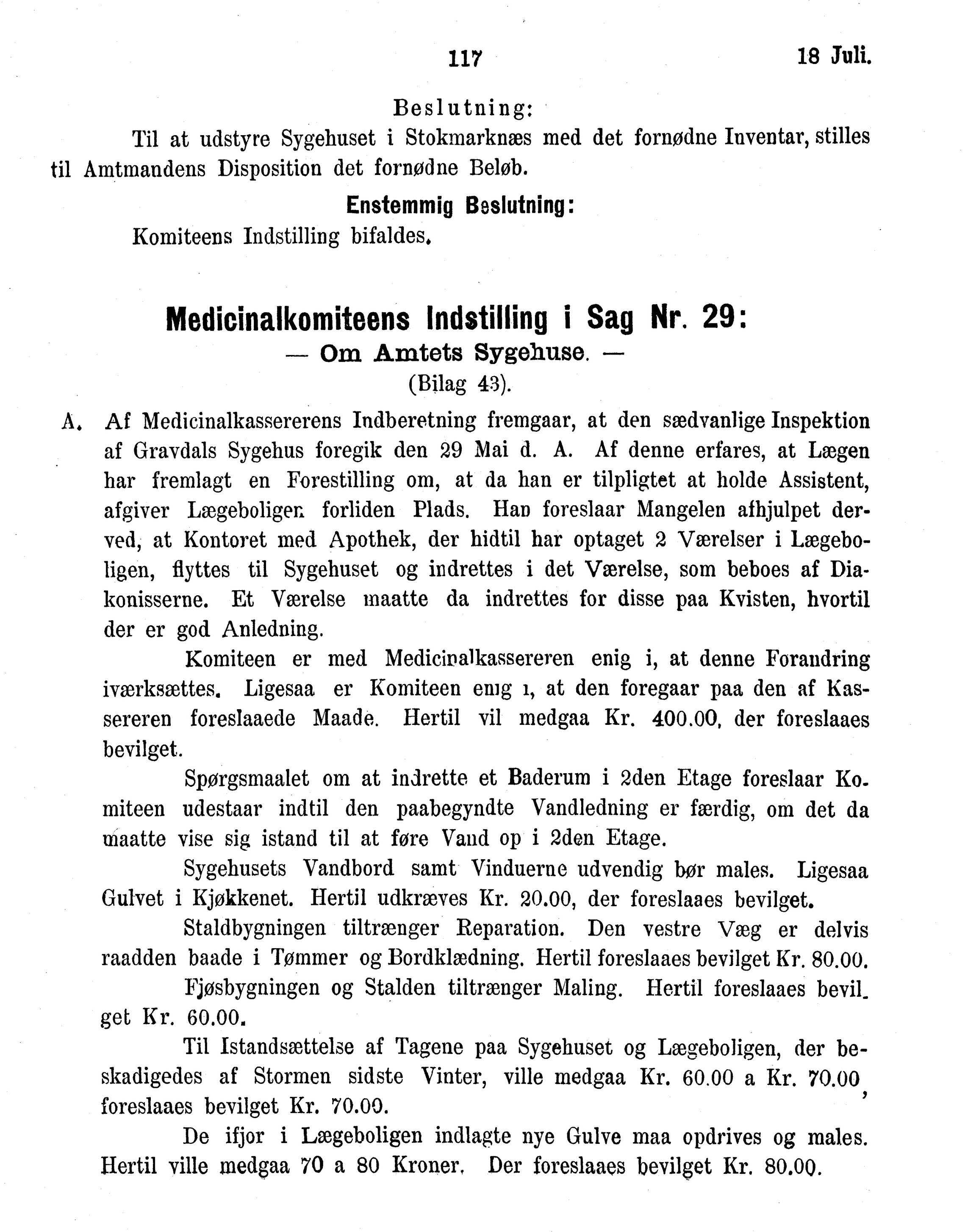 Nordland Fylkeskommune. Fylkestinget, AIN/NFK-17/176/A/Ac/L0016: Fylkestingsforhandlinger 1891-1893, 1891-1893