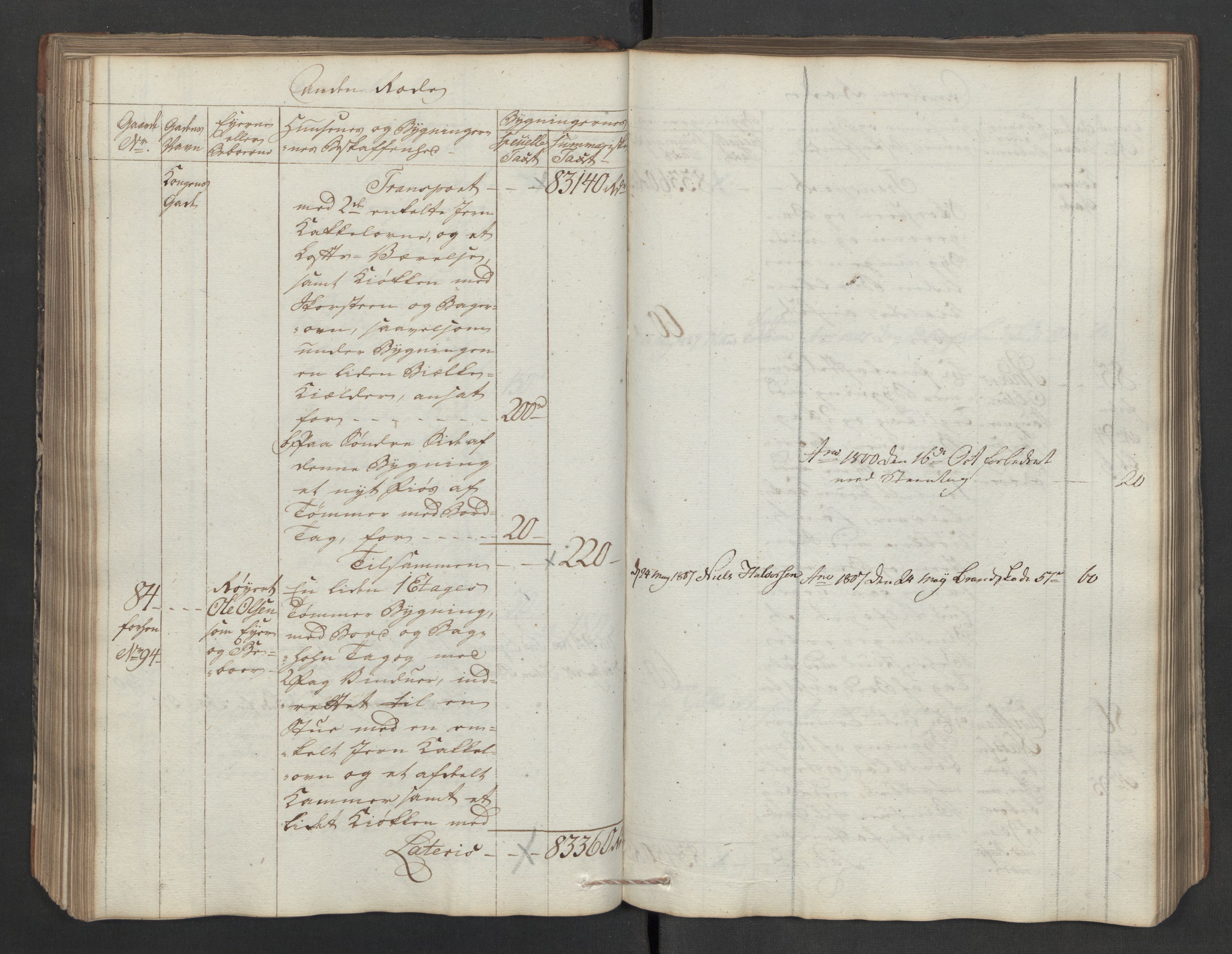 Kommersekollegiet, Brannforsikringskontoret 1767-1814, AV/RA-EA-5458/F/Fa/L0040/0005: Moss / Branntakstprotokoll, 1797, s. 148