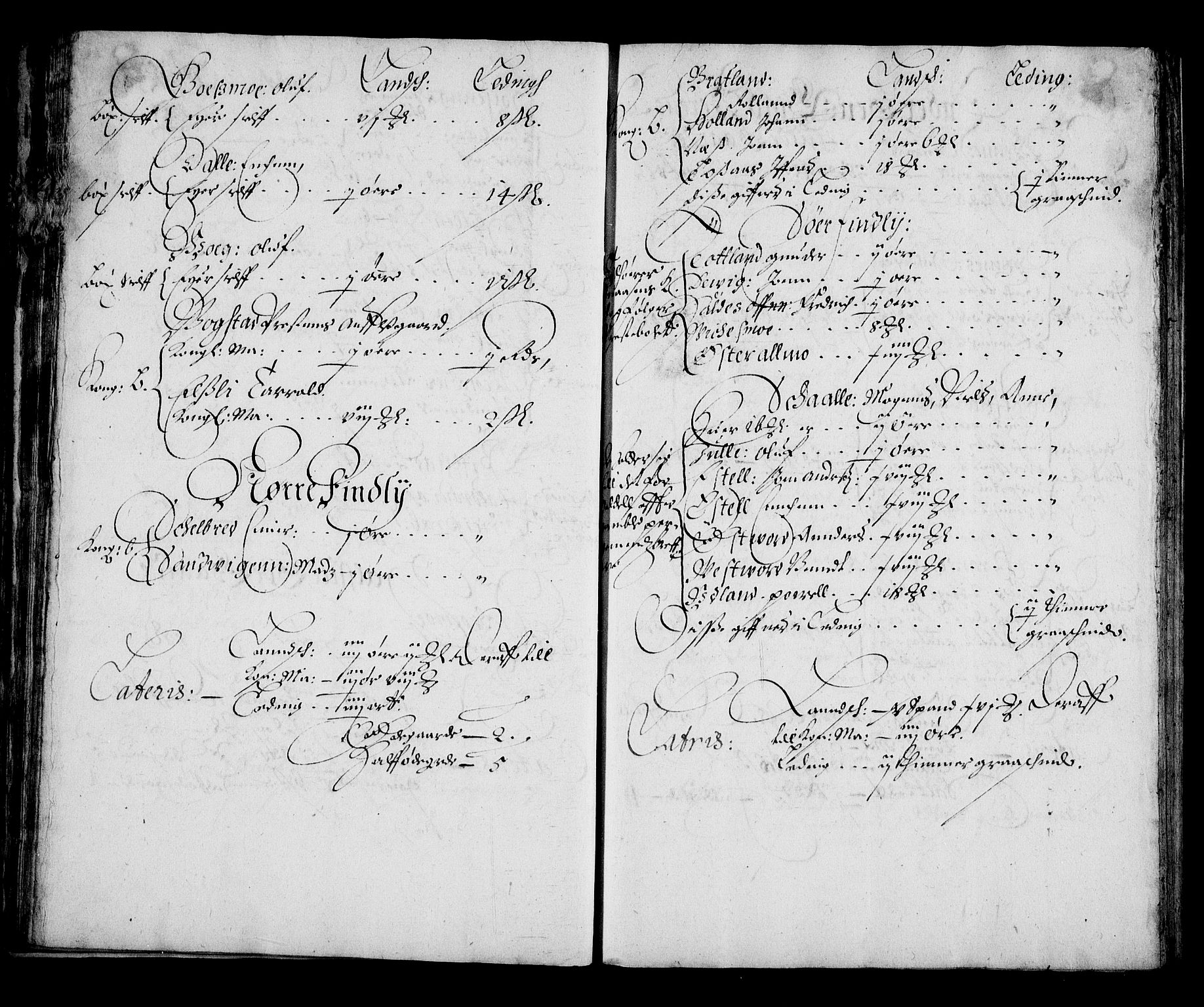 Rentekammeret inntil 1814, Realistisk ordnet avdeling, AV/RA-EA-4070/N/Na/L0002/0007: [XI g]: Trondheims stifts jordebøker: / Inderøy fogderi, 1664