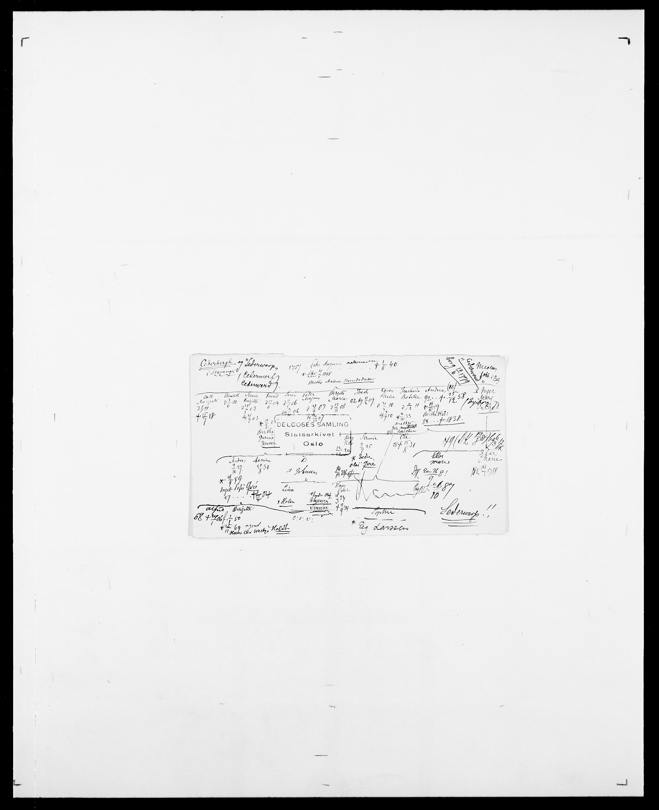 Delgobe, Charles Antoine - samling, AV/SAO-PAO-0038/D/Da/L0008: Capjon - Dagenbolt, s. 159