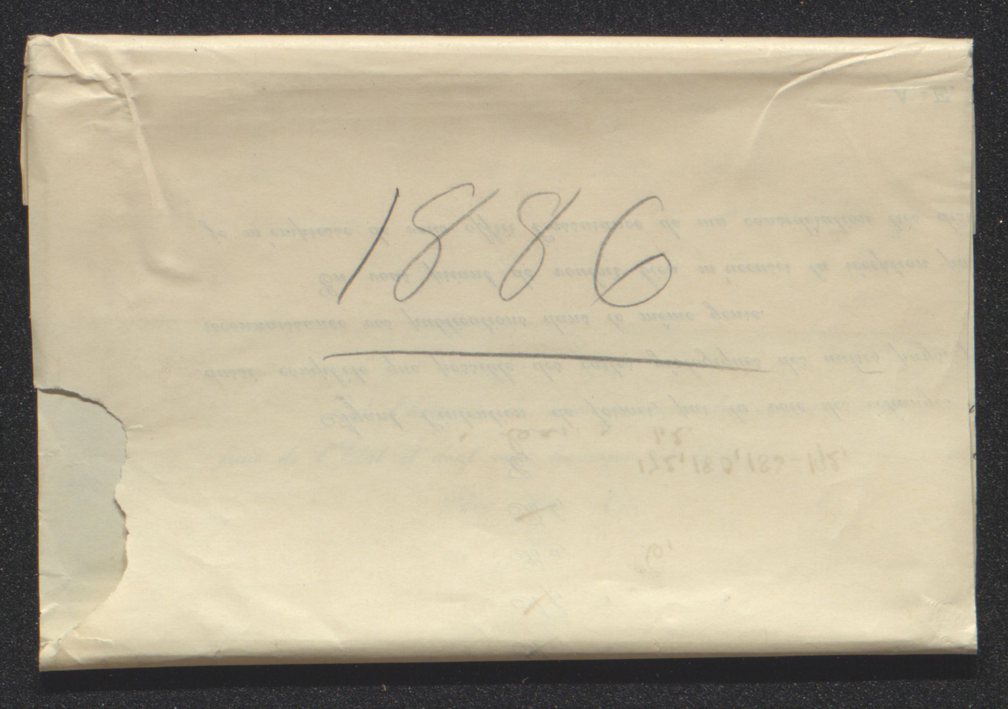 Tromsø Museum, AV/SATØ-S-0162/D/Db/L0035: Journalsaker og innkomne brev, 1886-1889
