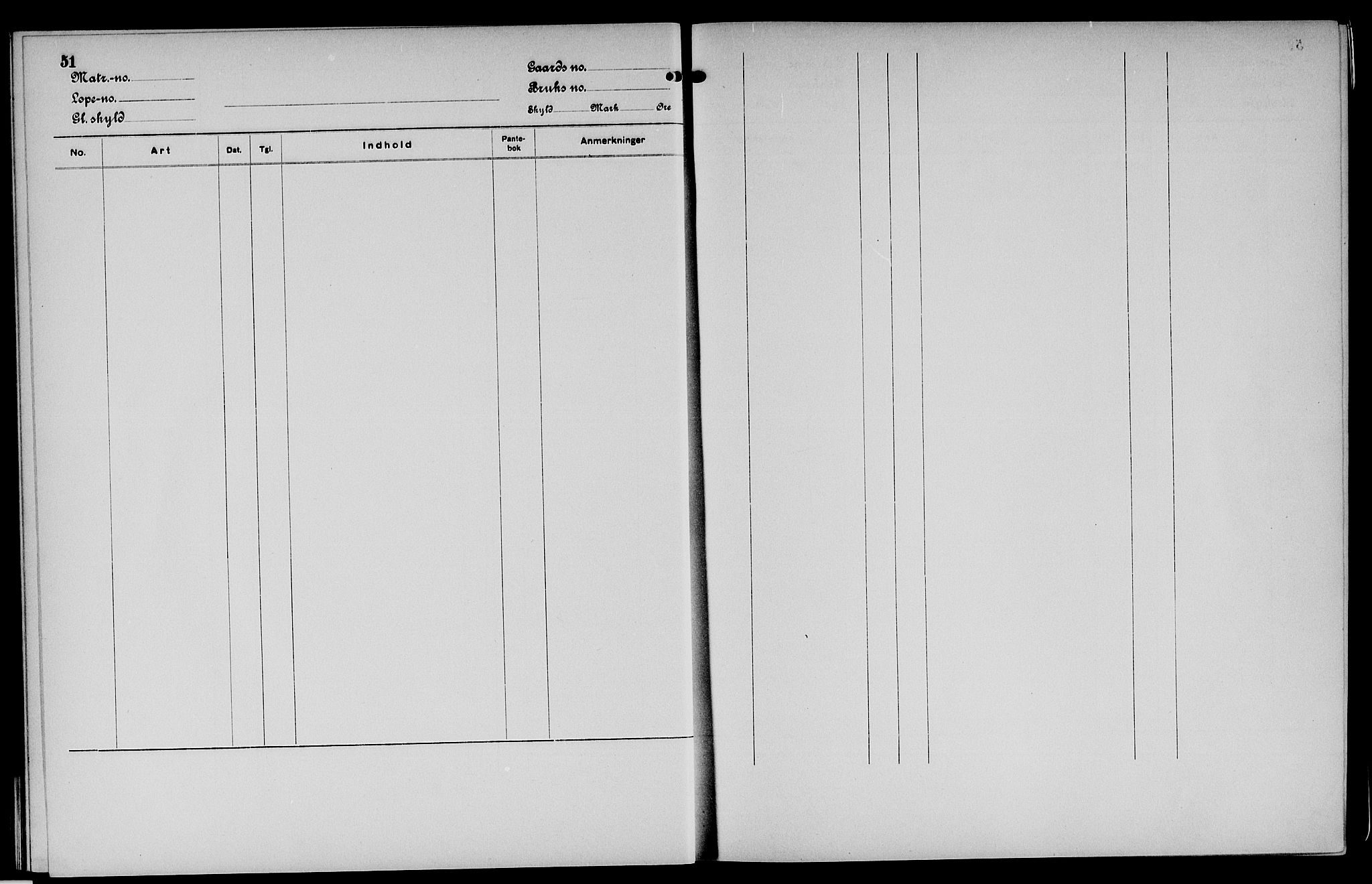 Vinger og Odal sorenskriveri, SAH/TING-022/H/Ha/Hac/Hacc/L0003: Panteregister nr. 3.3, 1923, s. 51