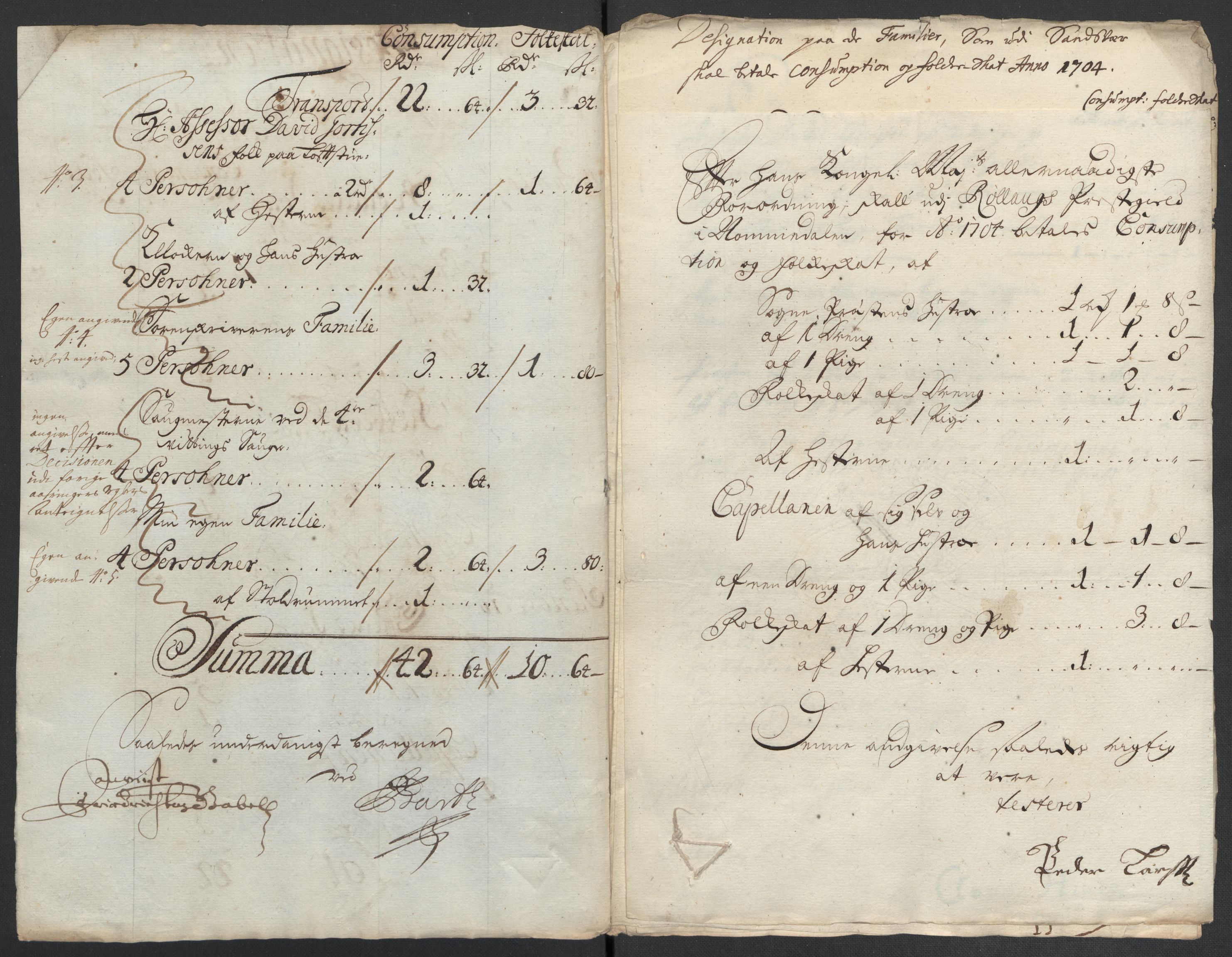 Rentekammeret inntil 1814, Reviderte regnskaper, Fogderegnskap, AV/RA-EA-4092/R24/L1582: Fogderegnskap Numedal og Sandsvær, 1704, s. 188