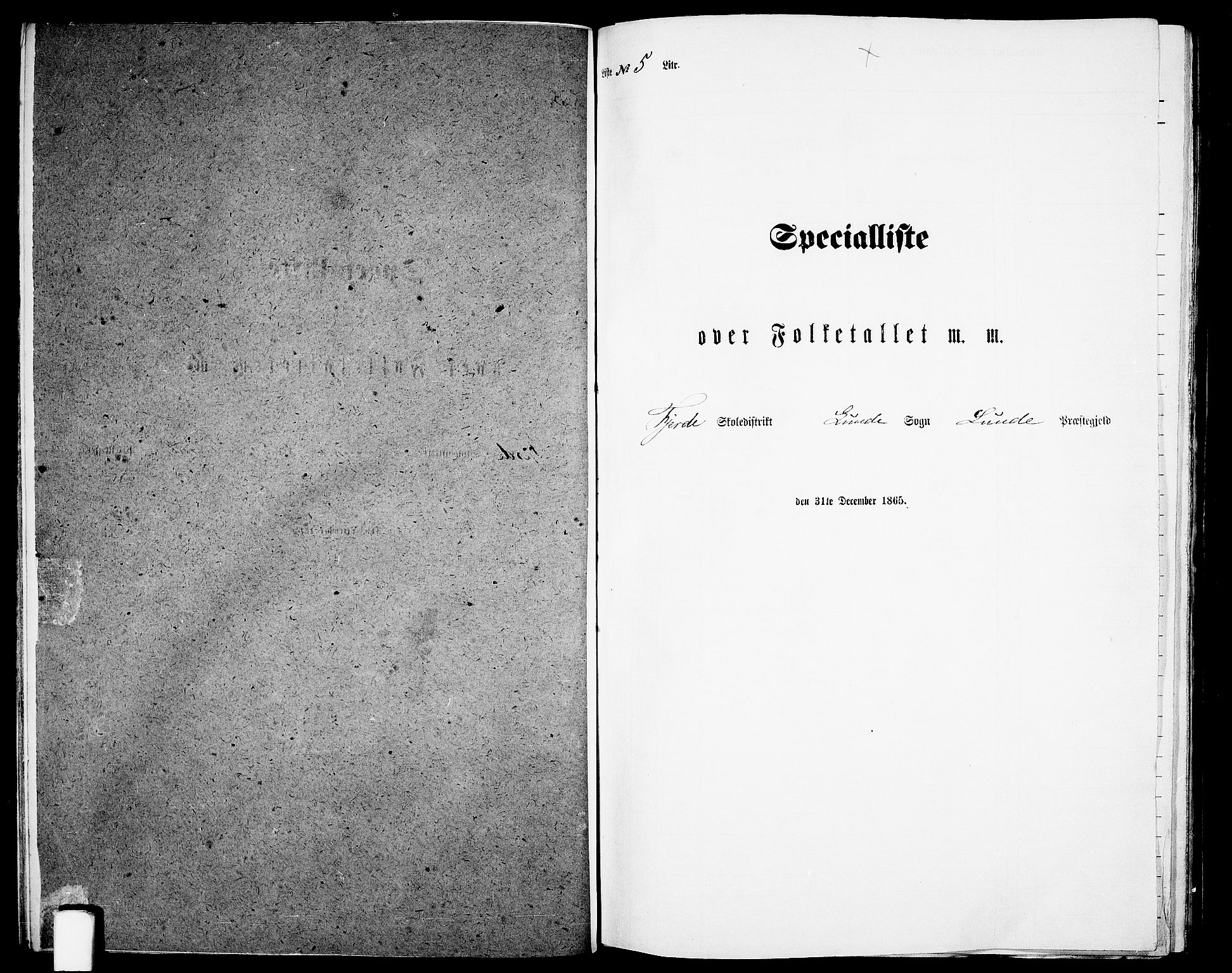 RA, Folketelling 1865 for 1112P Lund prestegjeld, 1865, s. 48