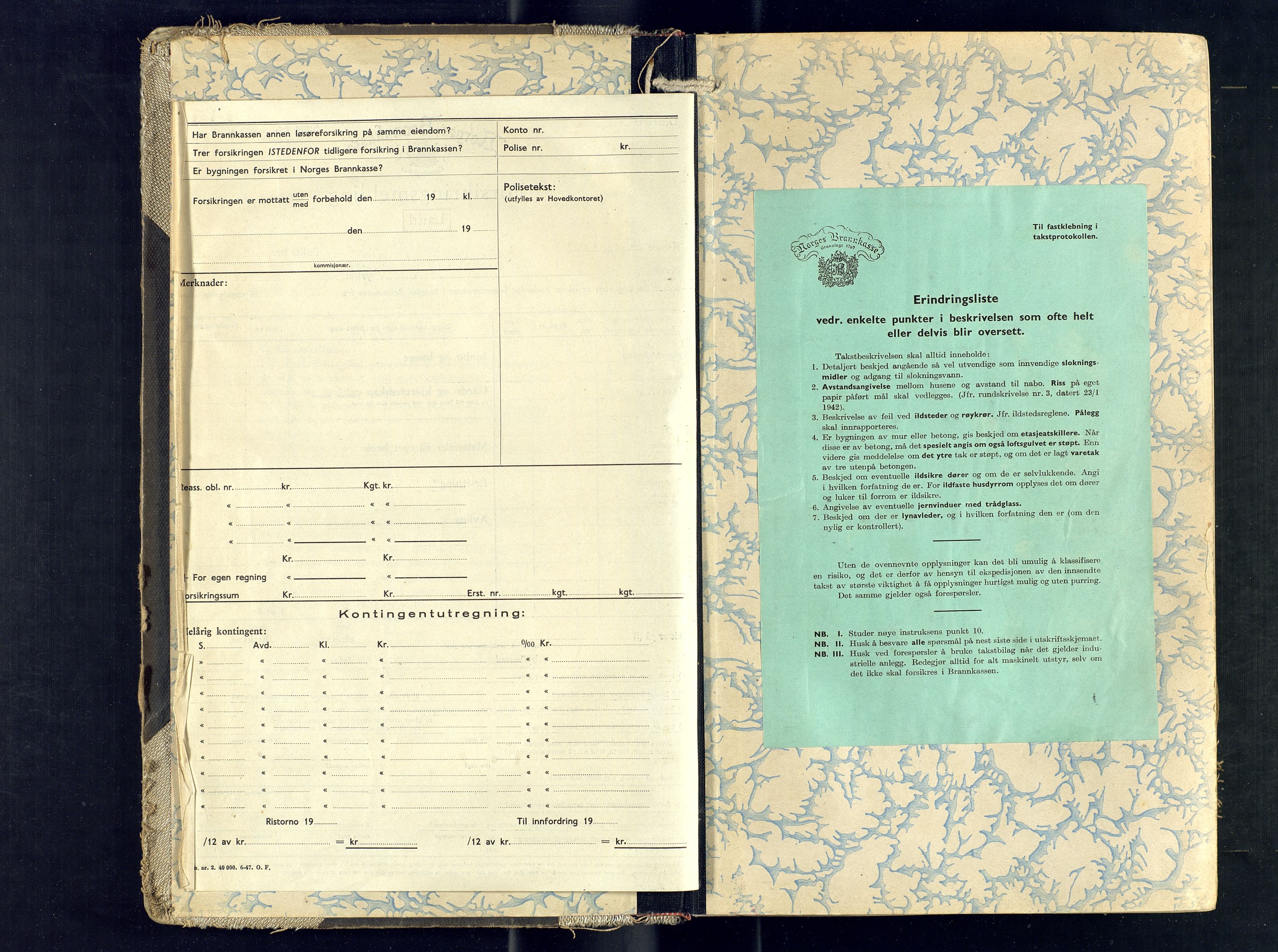 Tranøy lensmannskontor (Sørreisa lensmannskontor), AV/SATØ-SATØ-46/1/F/Fq/Fqc/L0272: Branntakstprotokoller, 1947-1950