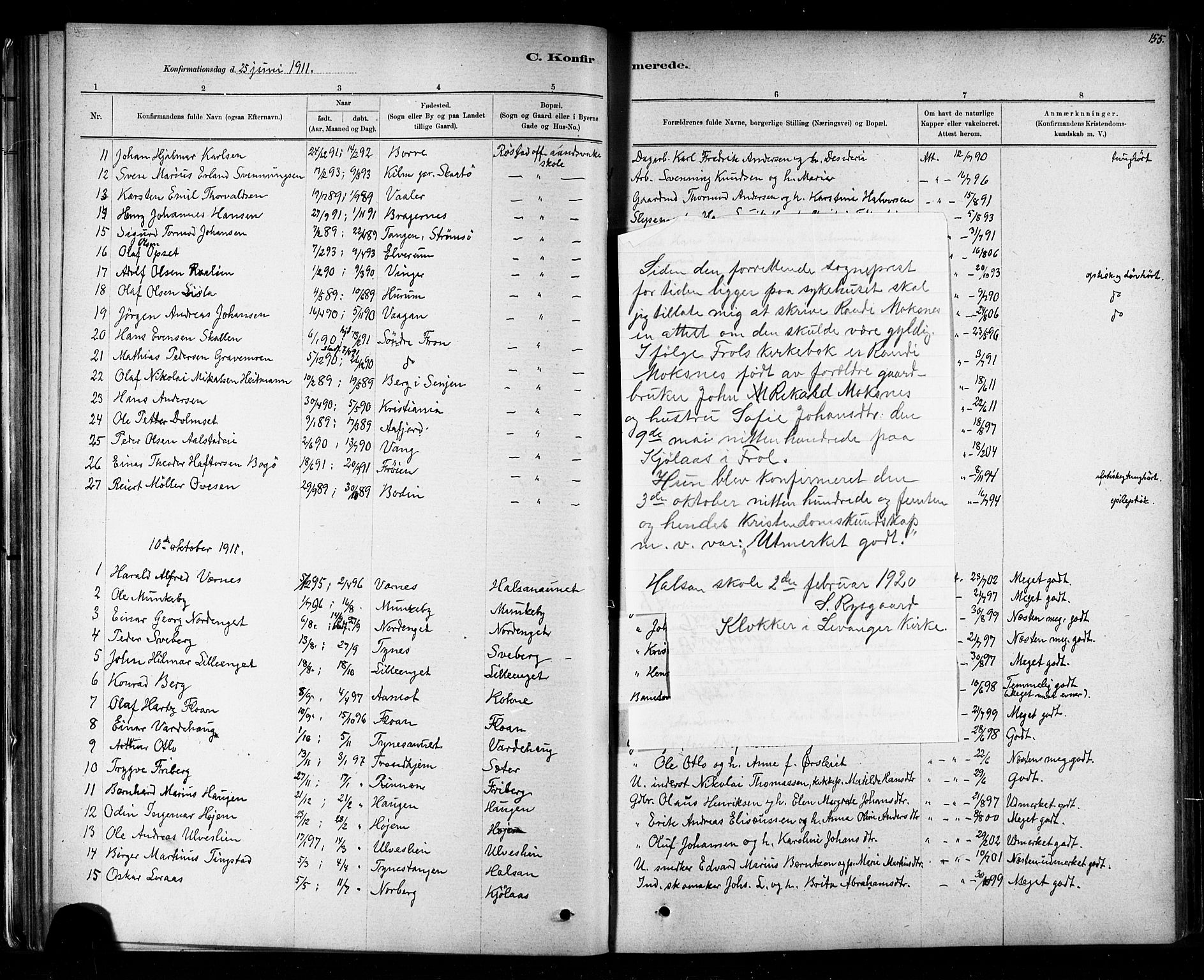 Ministerialprotokoller, klokkerbøker og fødselsregistre - Nord-Trøndelag, AV/SAT-A-1458/721/L0208: Klokkerbok nr. 721C01, 1880-1917, s. 155