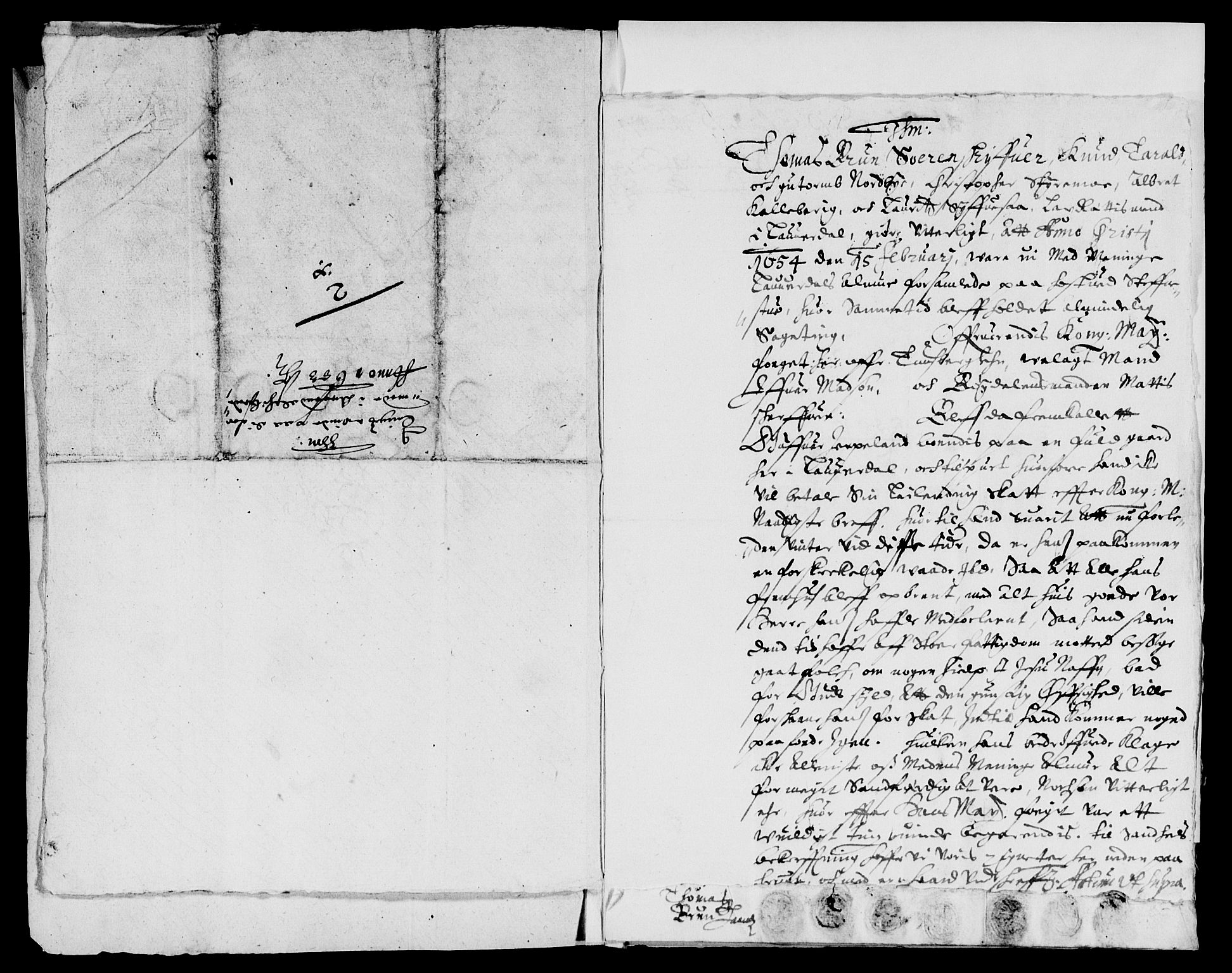 Rentekammeret inntil 1814, Reviderte regnskaper, Lensregnskaper, AV/RA-EA-5023/R/Rb/Rbo/L0031: Tønsberg len, 1651-1654