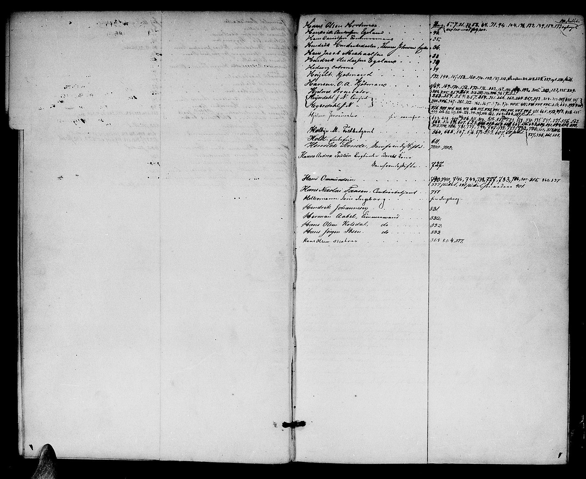 Kristiansand byrett, AV/SAK-1223-0001/H/Hc/L0024: Skifteprotokoll nr. 20, med register, 1846-1852