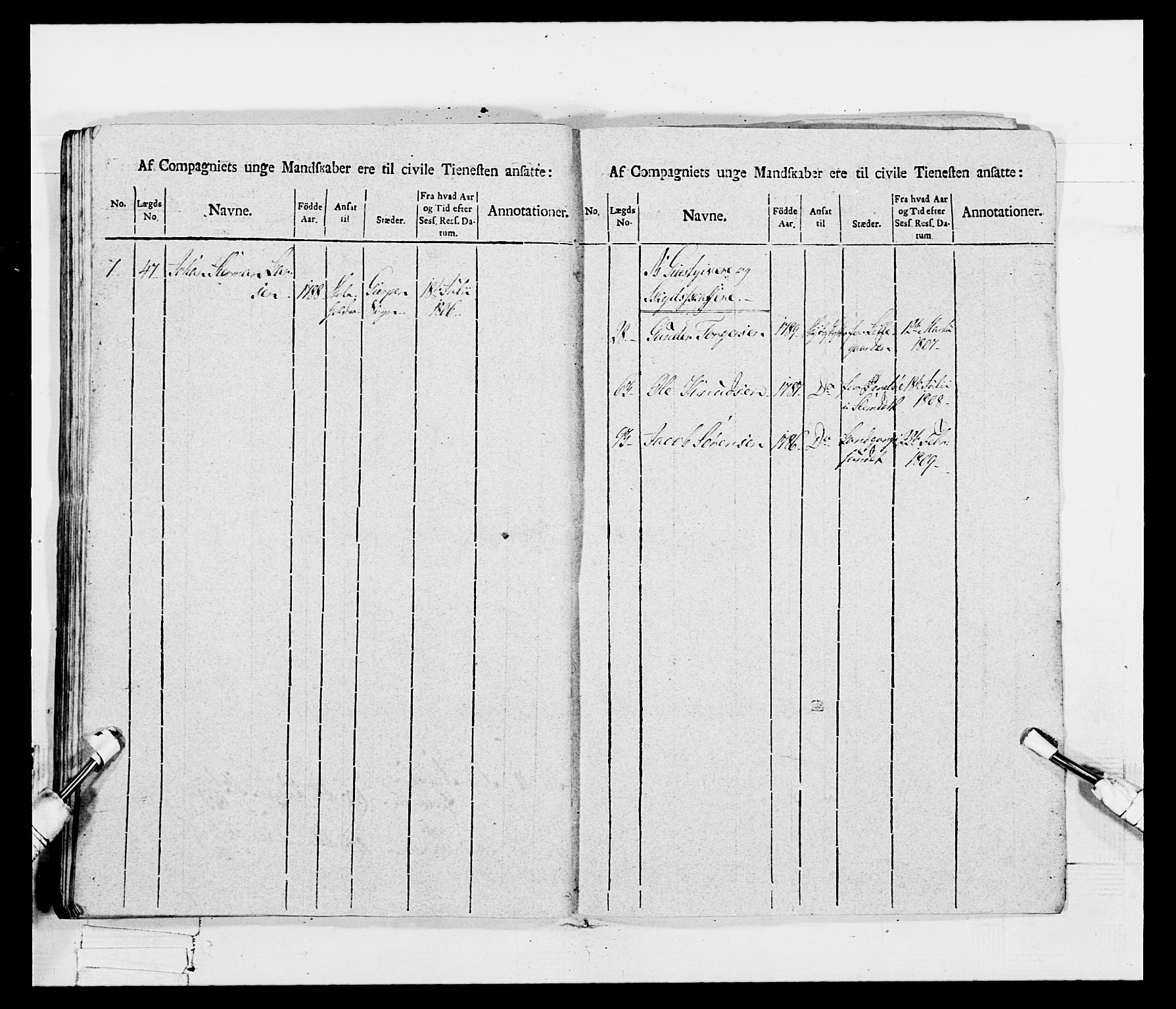 Generalitets- og kommissariatskollegiet, Det kongelige norske kommissariatskollegium, AV/RA-EA-5420/E/Eh/L0115: Telemarkske nasjonale infanteriregiment, 1802-1805, s. 580