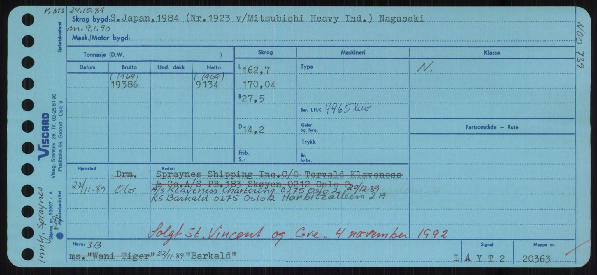 Sjøfartsdirektoratet med forløpere, Skipsmålingen, AV/RA-S-1627/H/Hd/L0003: Fartøy, B-Bev, s. 295