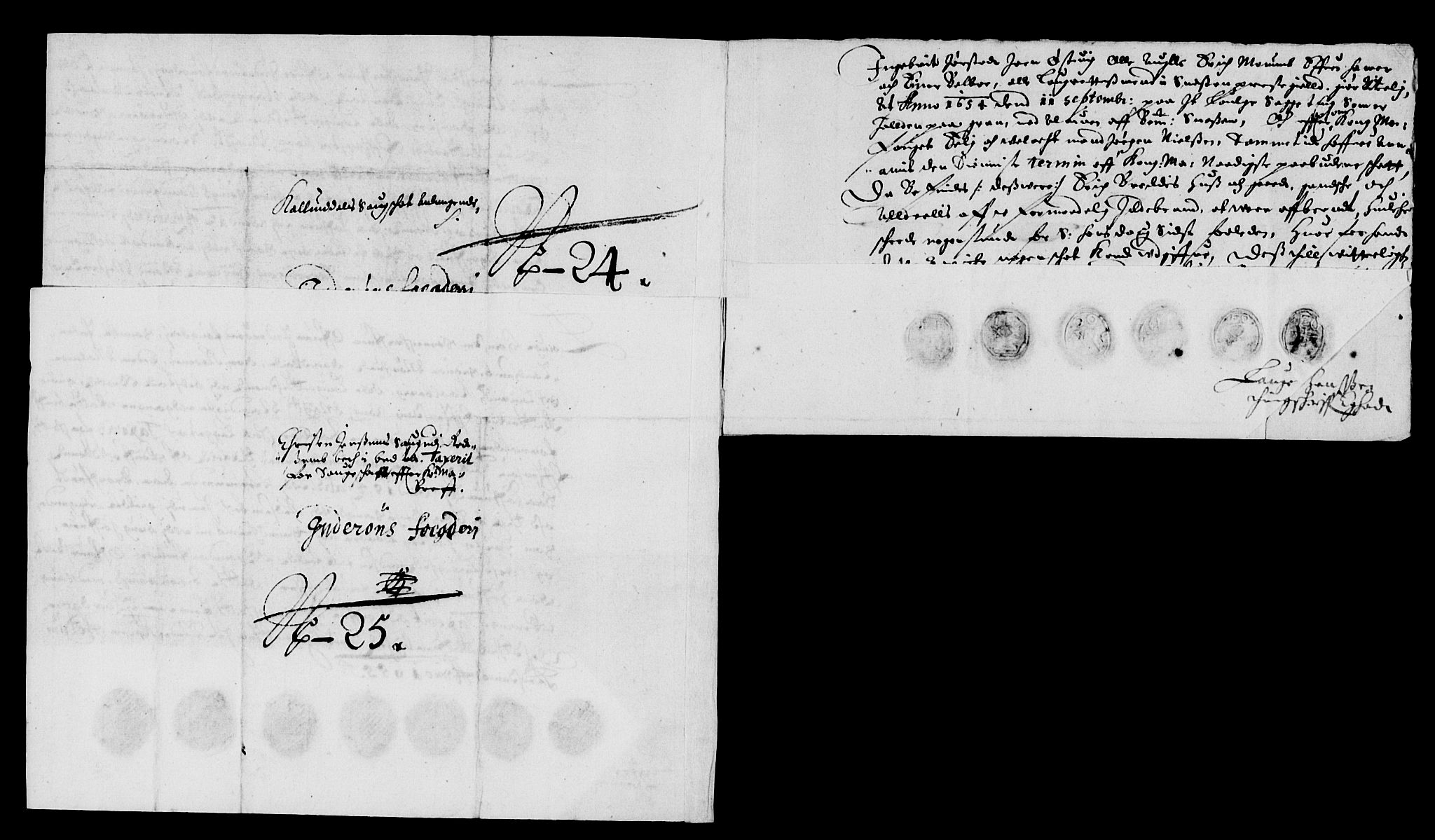 Rentekammeret inntil 1814, Reviderte regnskaper, Lensregnskaper, AV/RA-EA-5023/R/Rb/Rbw/L0117: Trondheim len, 1654