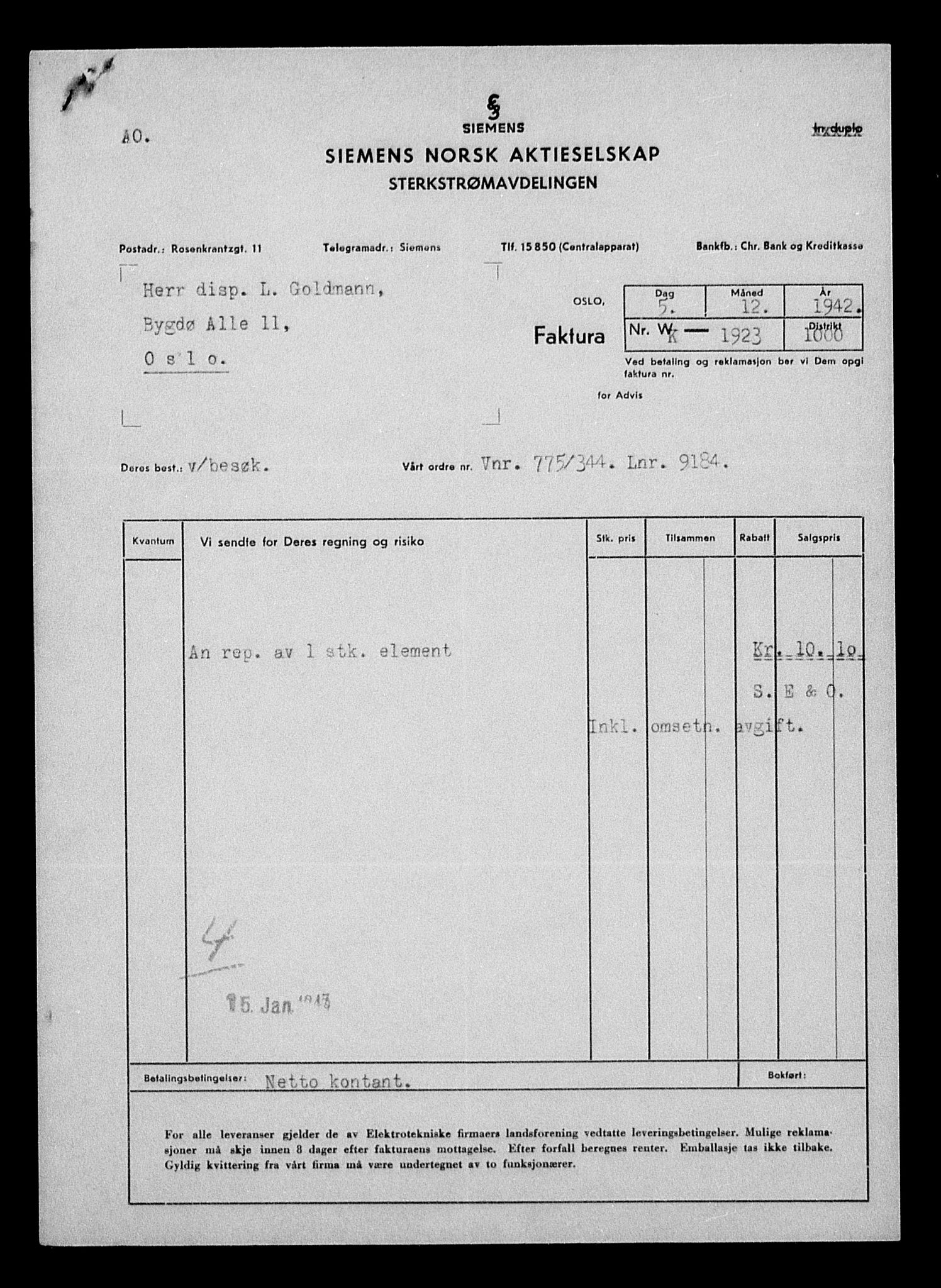 Justisdepartementet, Tilbakeføringskontoret for inndratte formuer, AV/RA-S-1564/H/Hc/Hcc/L0939: --, 1945-1947, s. 519